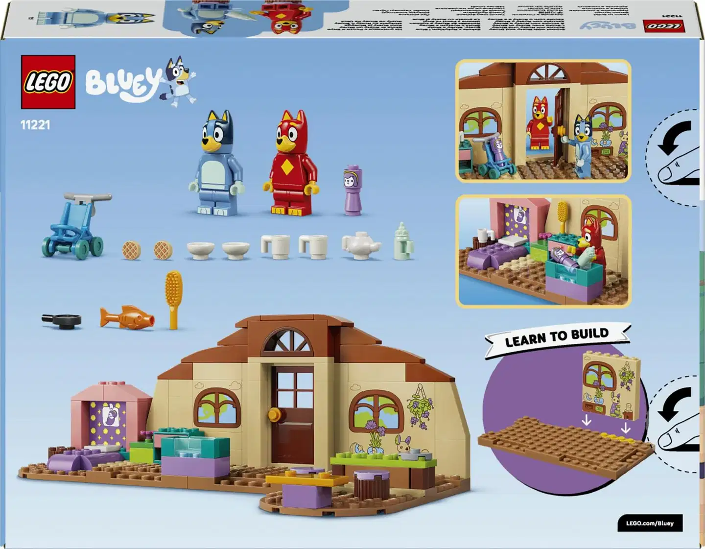 LEGO® Bluey 11221 Rasse ja Tuuri koulussa - 4