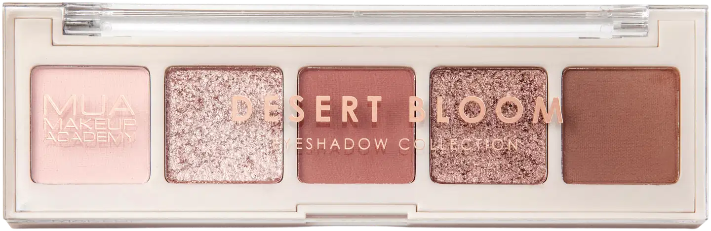 MUA Make Up Academy Eyeshadow Palette 5 shades 3,2 g  Neutral Wanderlust luomiväripaletti - Desert Bloom - 1