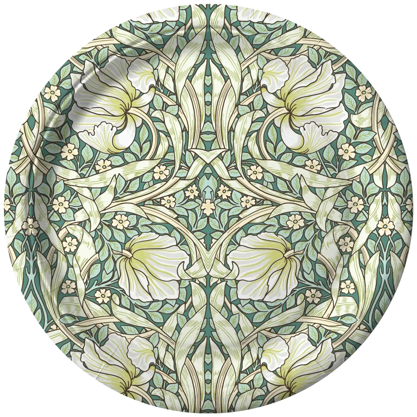 William Morris by Havi Kartonkilautanen 22cm 10x10 kpl Pimpernel vihreä