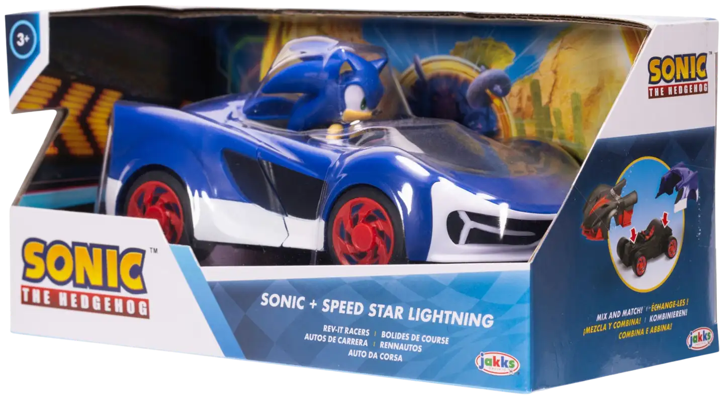Sonic figuurisetti rev-up racer - 11
