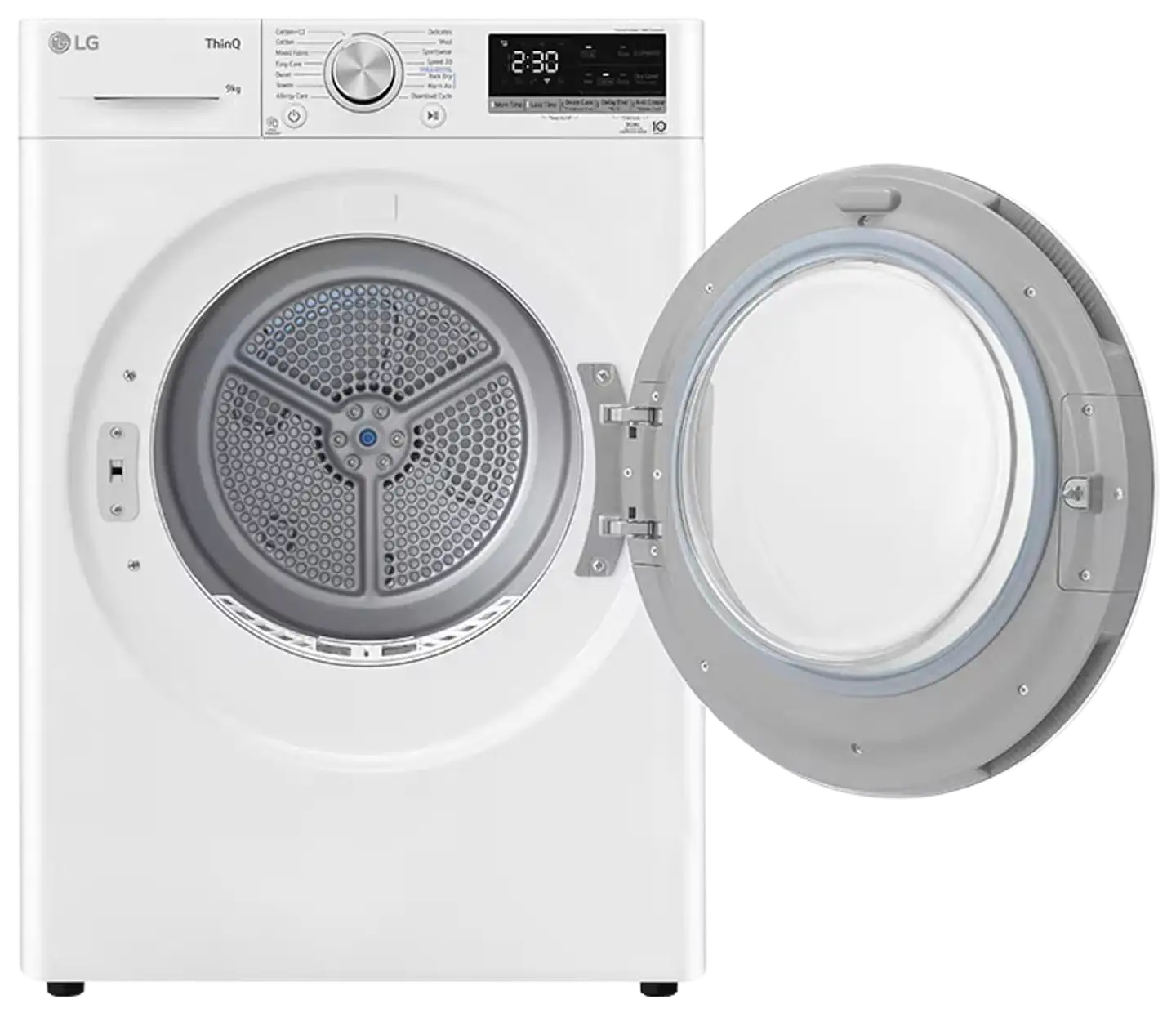 LG kuivausrumpu RH90V5AV7N 9kg valkoinen - 3