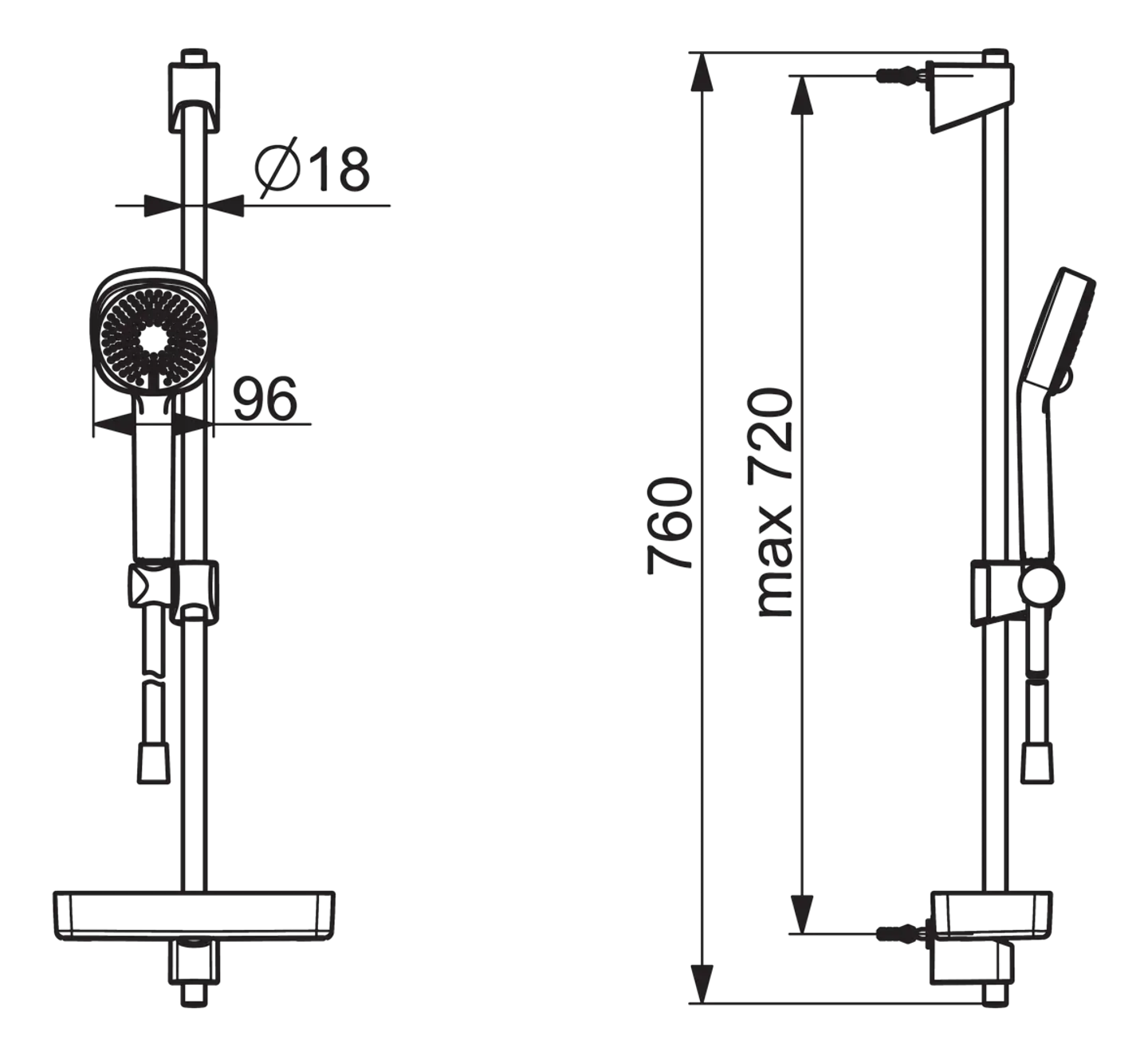 Oras Apollo Style 554 suihkusetti - 2