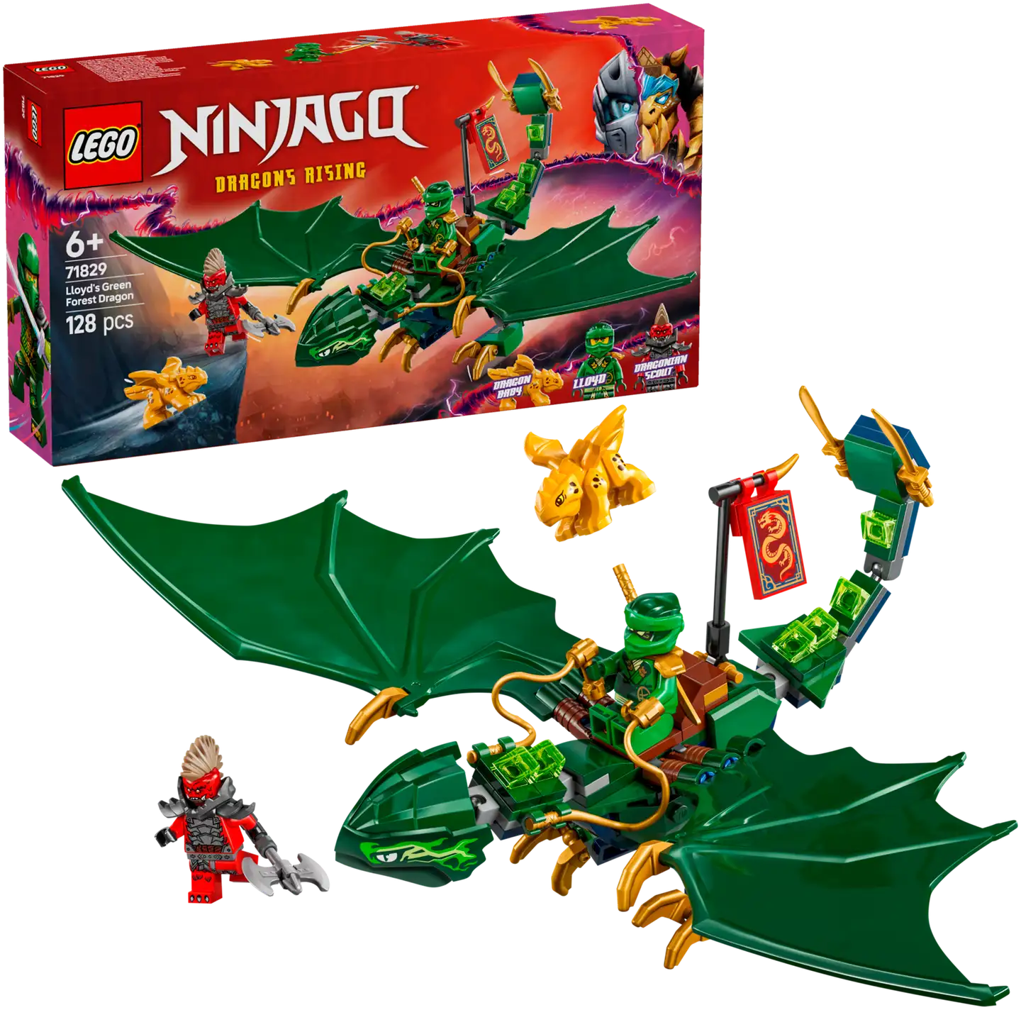 LEGO® Ninjago 71829 Lloydin metsänvihreä lohikäärme - 1