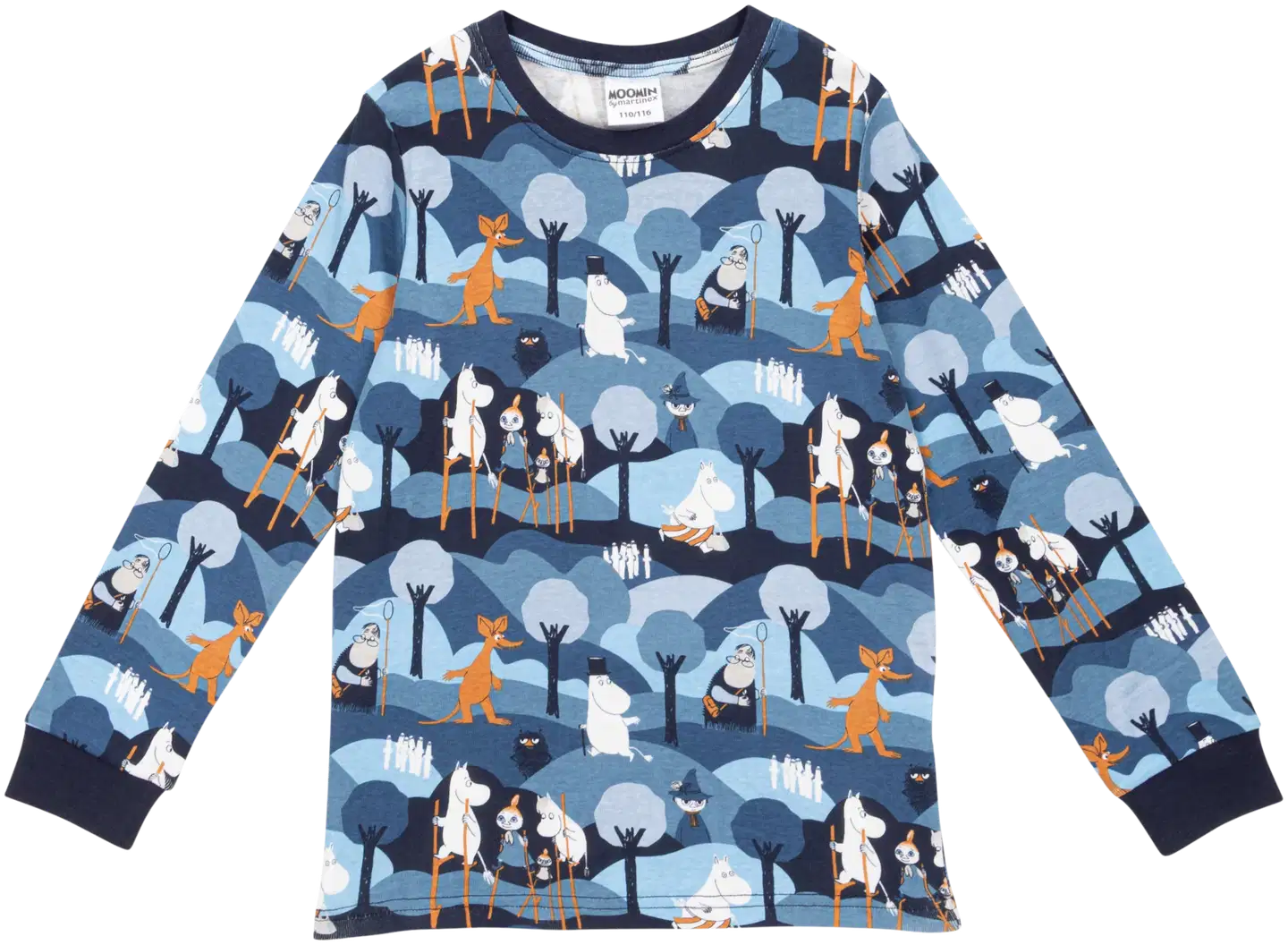Muumi lasten pyjama Seikkailu 592939 - sininen - 2