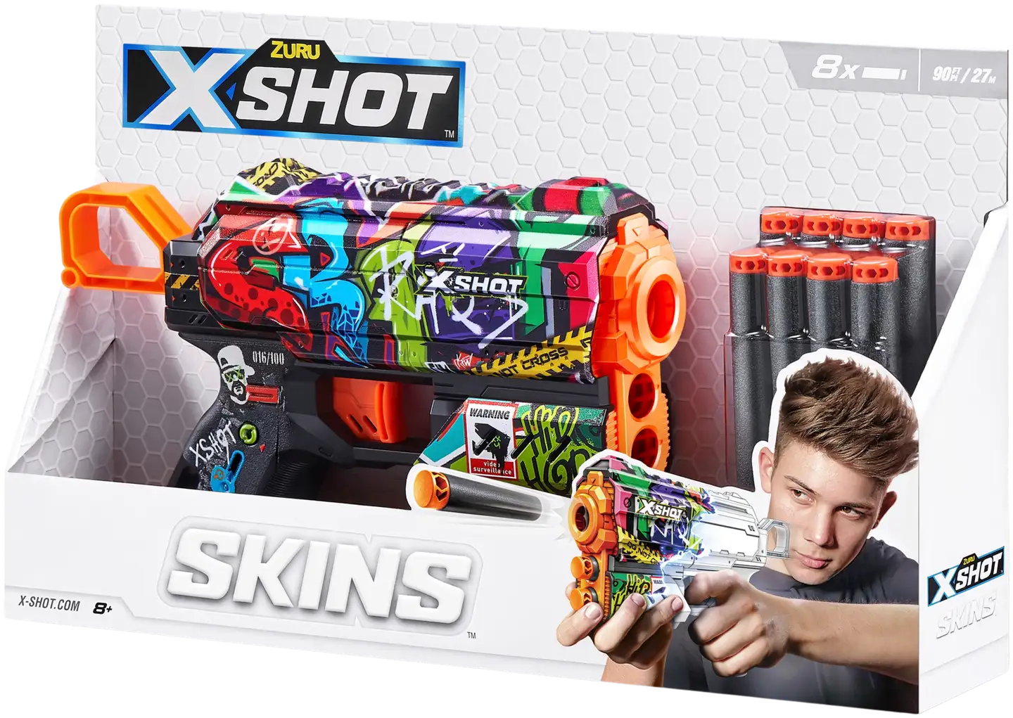 X-Shot leikkiase Skins Flux - 6