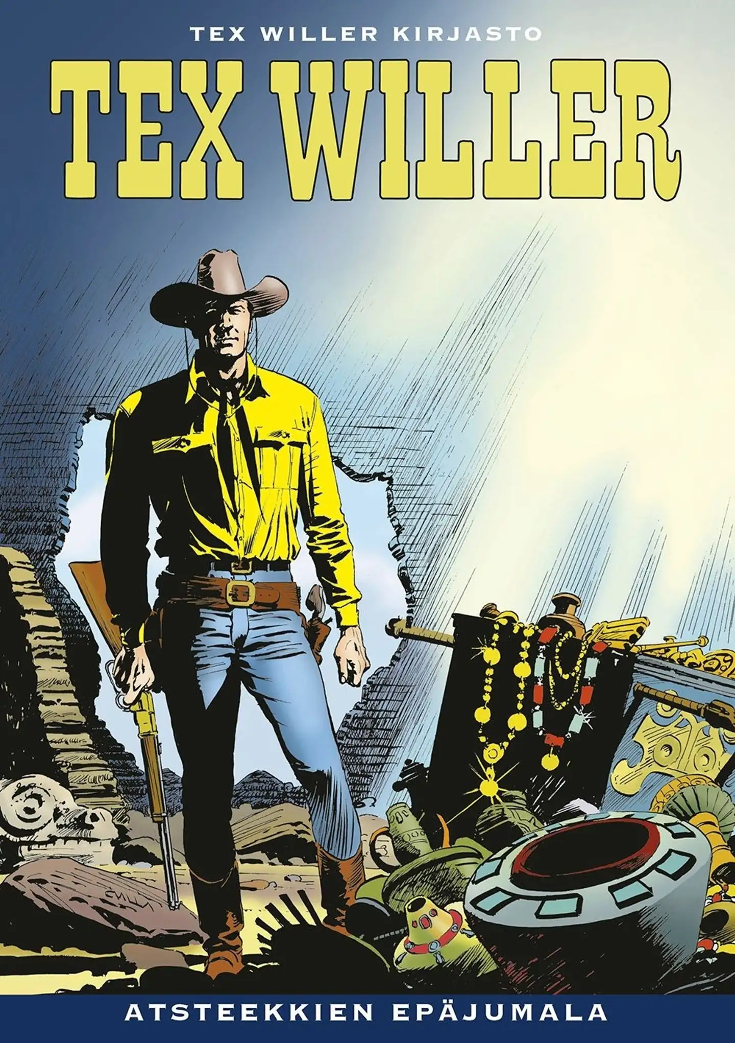 Bonelli, Tex Willer Kirjasto 80: Atsteekkien epäjumala - Tex Willer Kirjasto 80