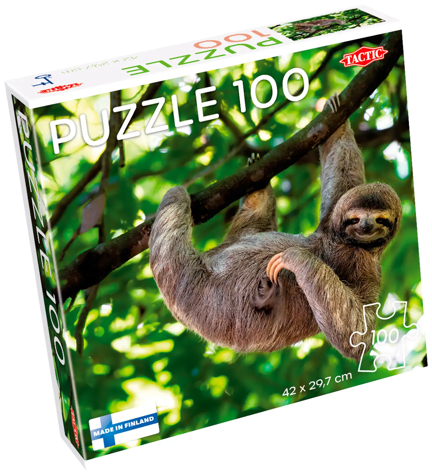 Tactic palapeli Sloth Hanging on Tree 100 palaa - 1