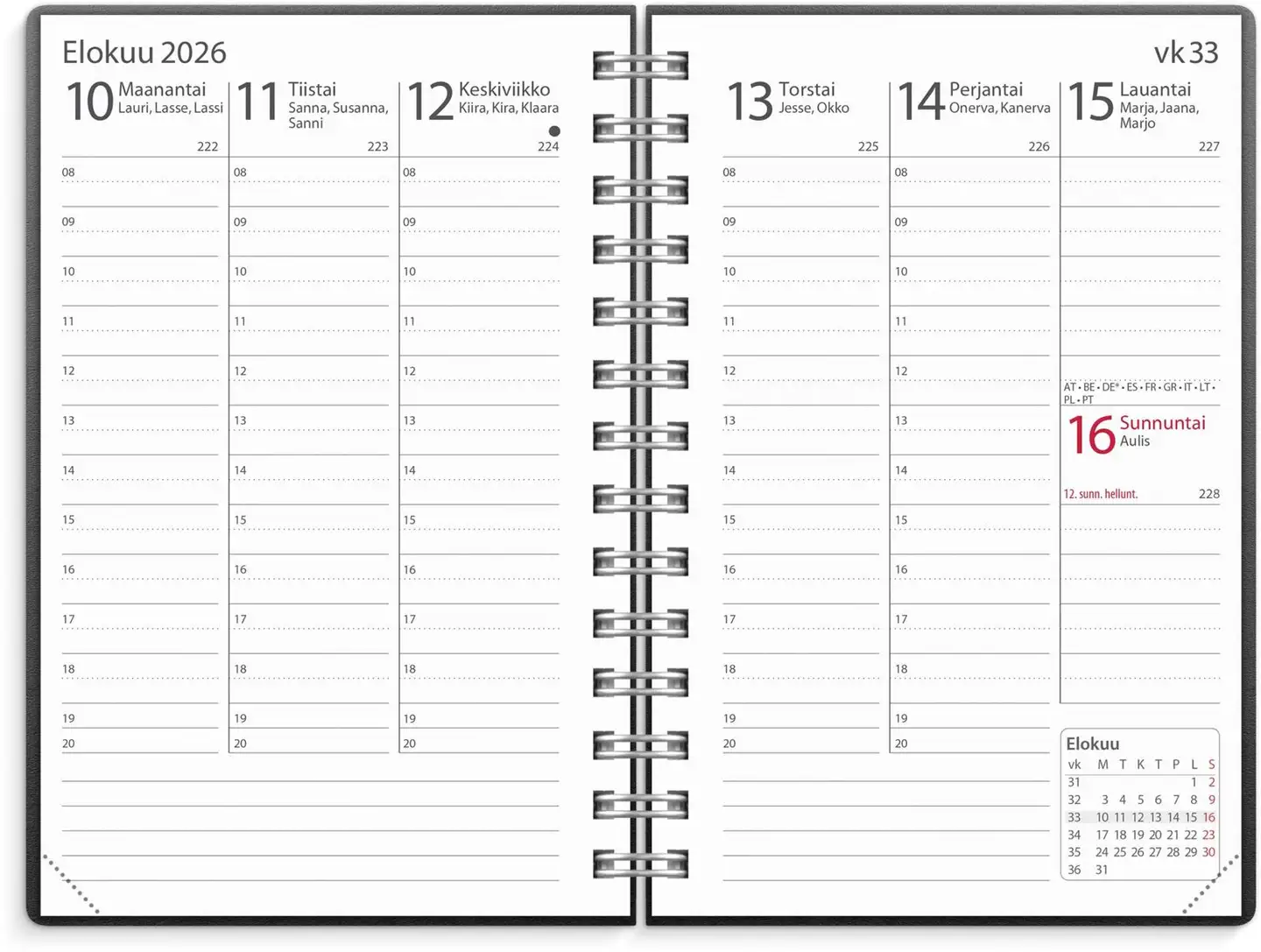 Burde Kalenteri 2026 Exclusive Eco - 2