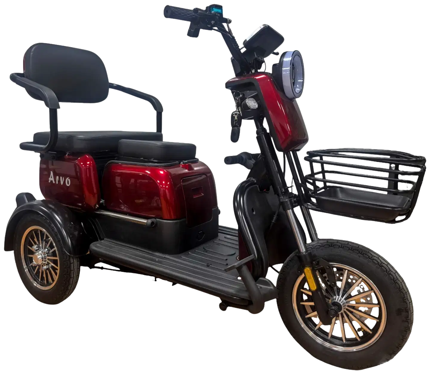Arvo senioriskootteri p250 punainen - 7