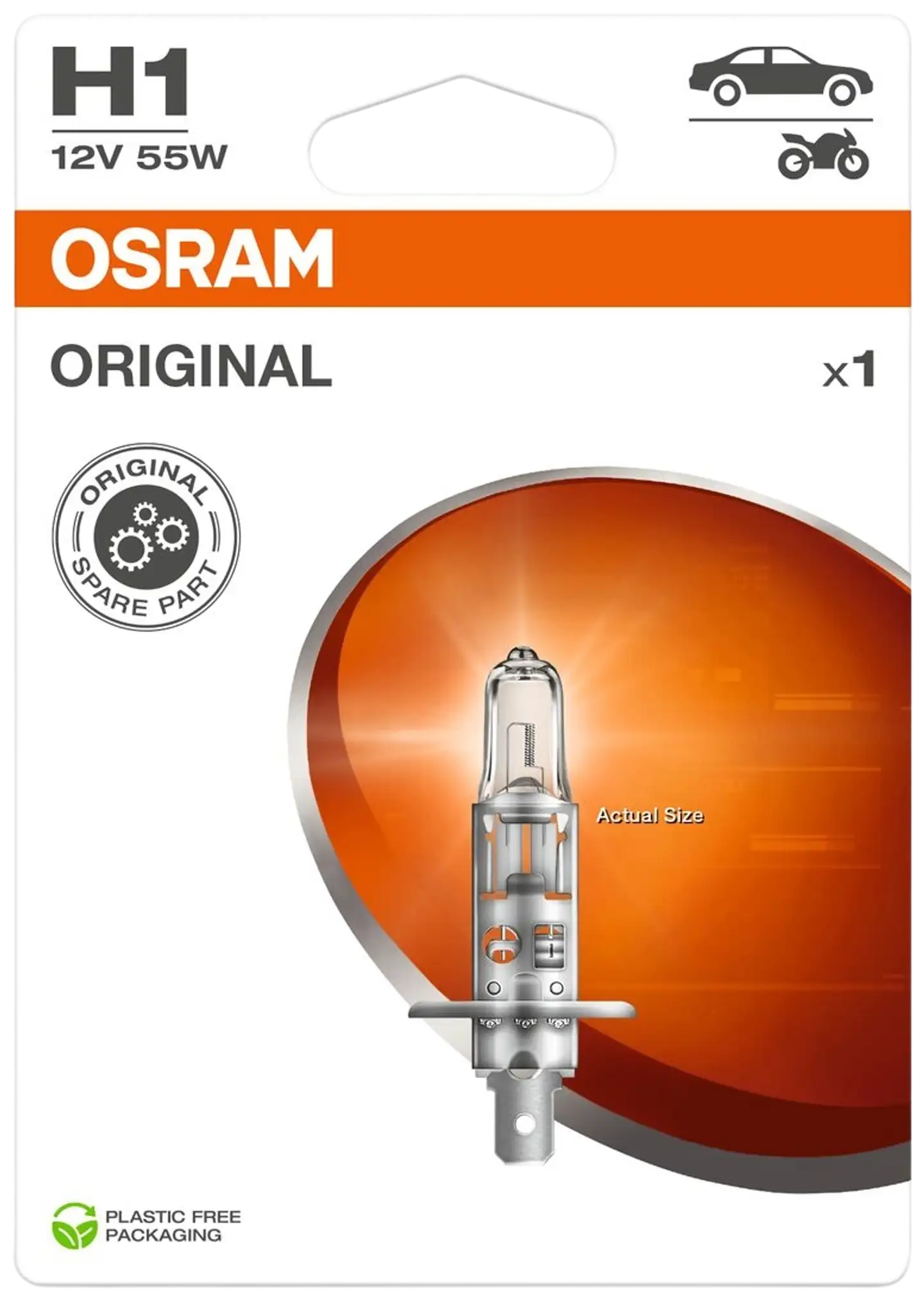 Osram Original H1 12V 55W polttimo