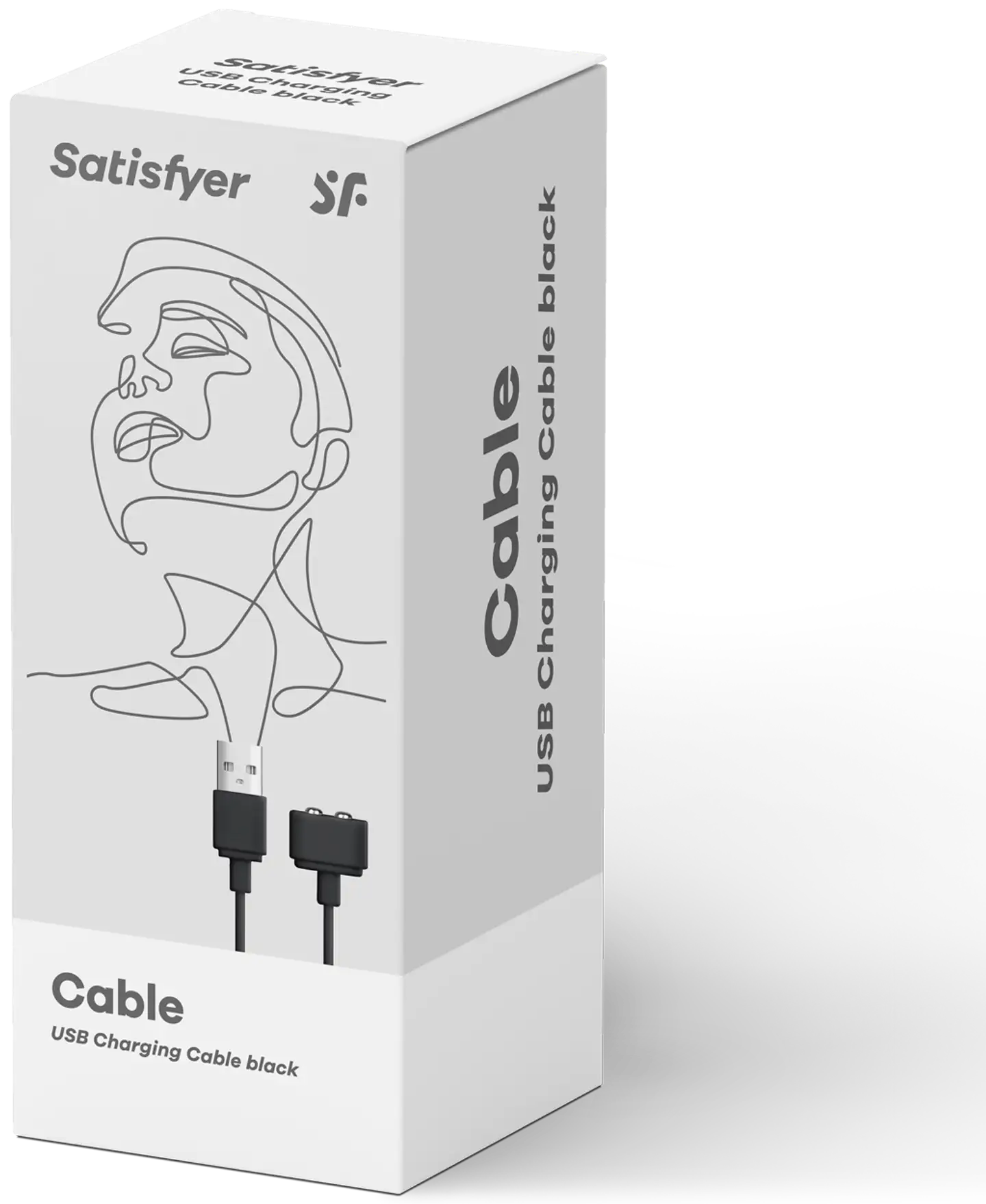 Satisfyer USB Charging Cable valkoinen - 3