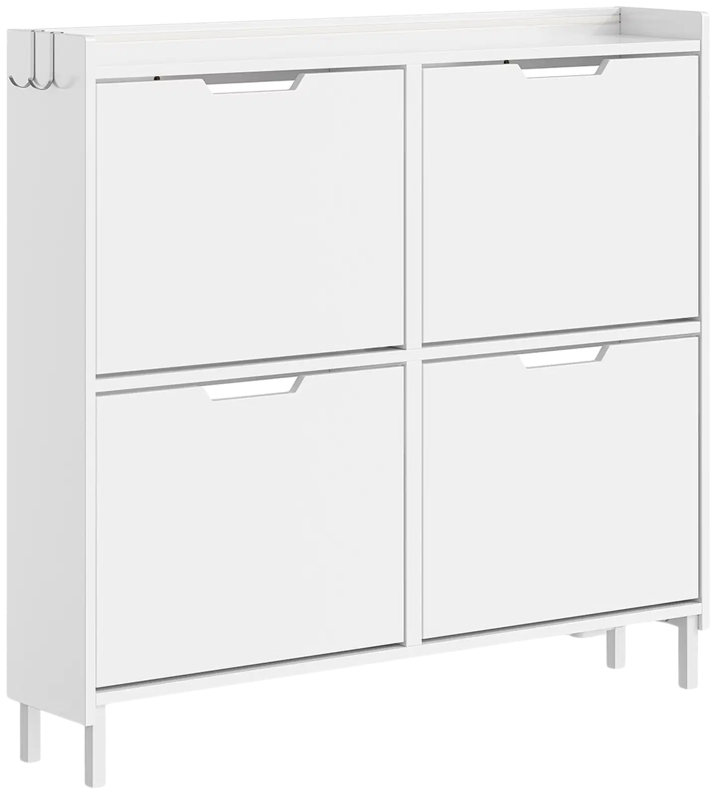 SoBuy kenkäkaappi valkoinen FSR100-E-W - 3