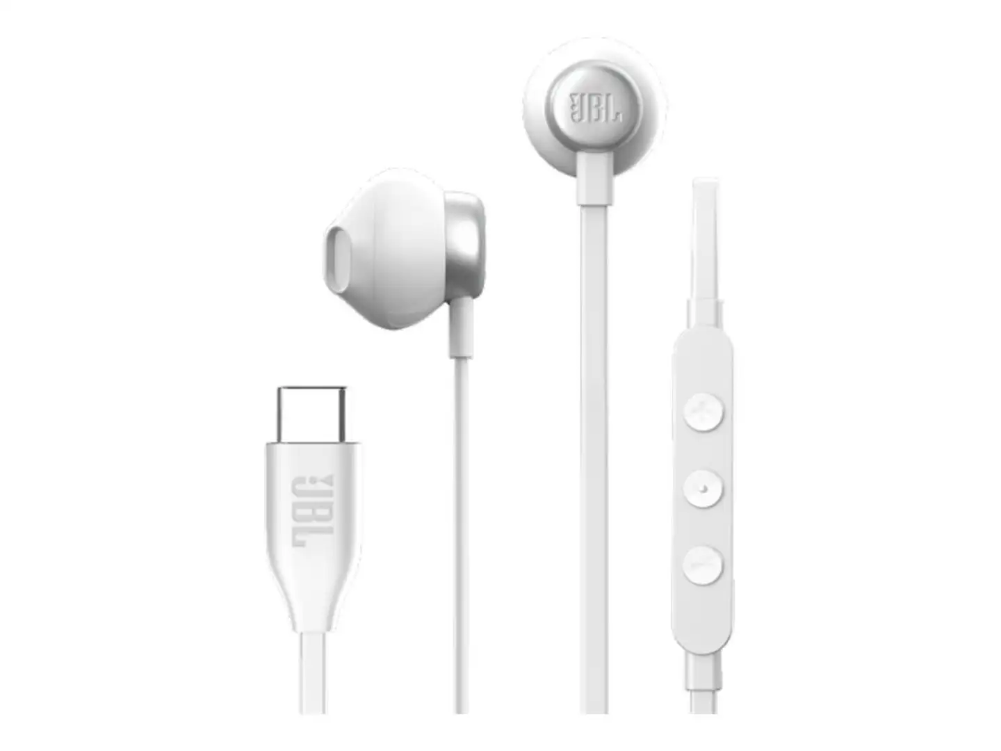 JBL USB-C nappikuulokkeet Tune 305C valkoinen - 9