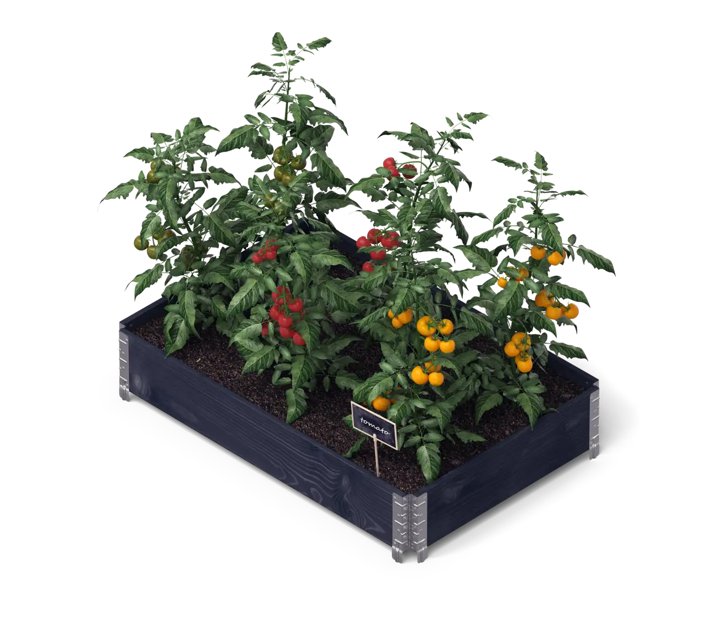 Kronus Upyard GardenBox ECO 120 x 80 cm musta - 4