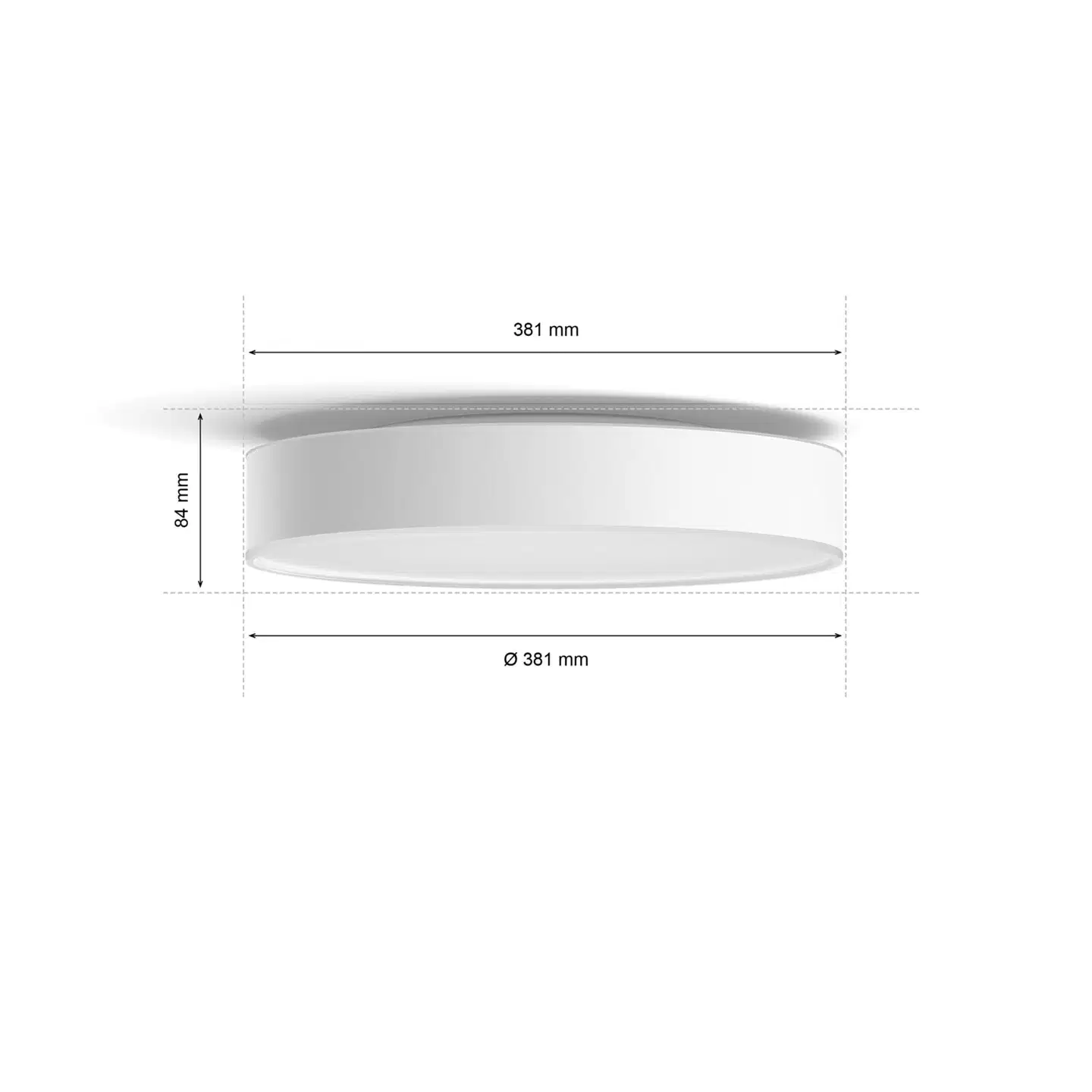 Philips Hue Enrave -kattovalaisin 19W 2200-6500K 2450LM keskikoko valkoinen - 3