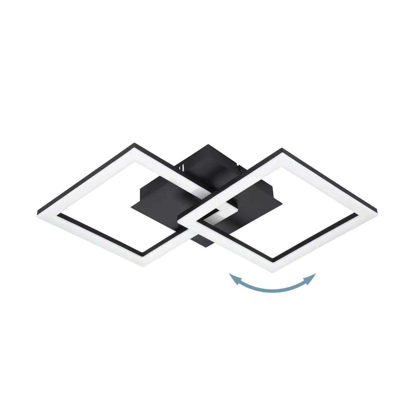 EGLO Kattovalaisin connect.z Paranday-z led 21,5W 52,5x31cm musta/valkoinen - 5