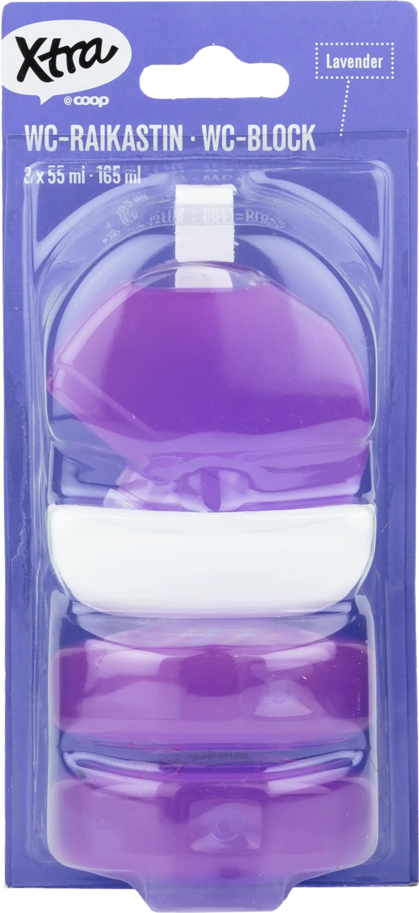 Xtra wc-raikastin Lavender 3 x 55 ml