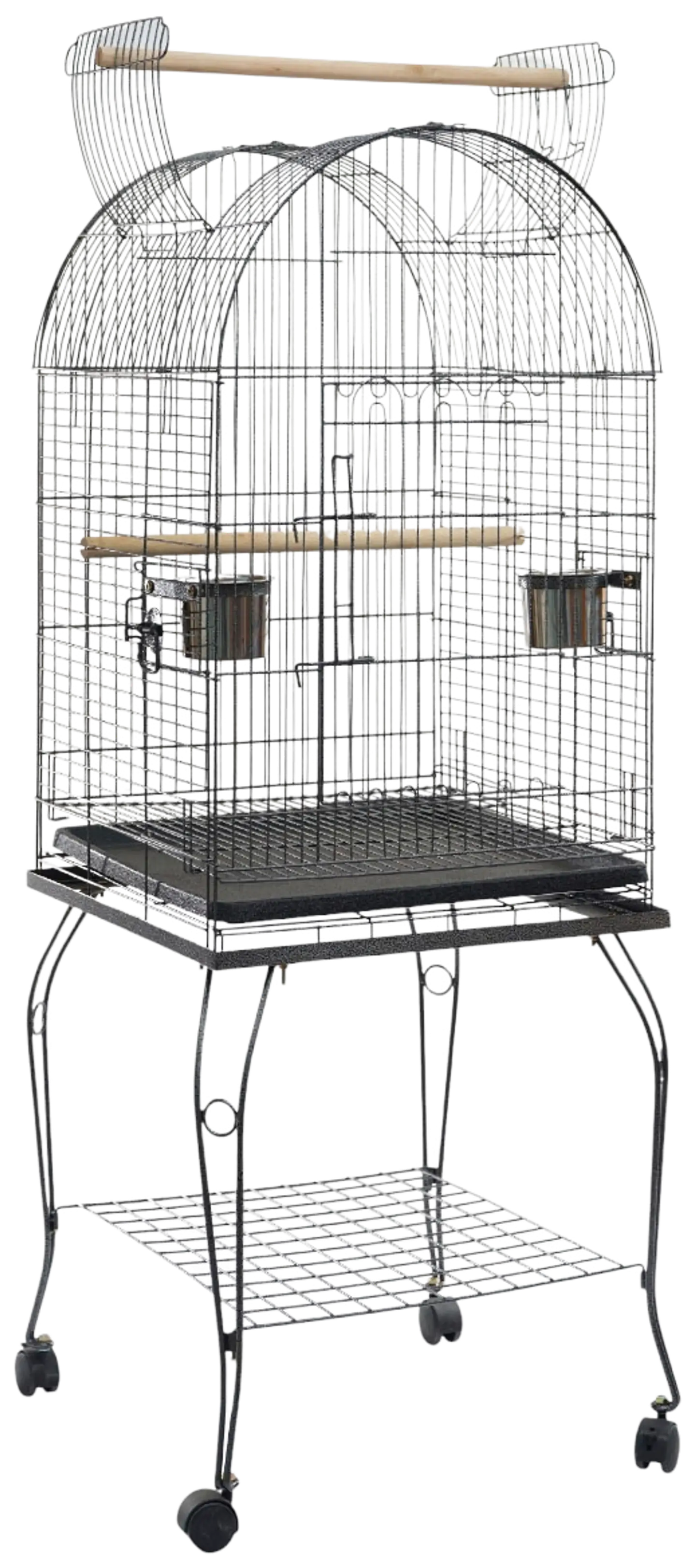 Trekker lintuhäkki 51x51x139 cm musta - 1