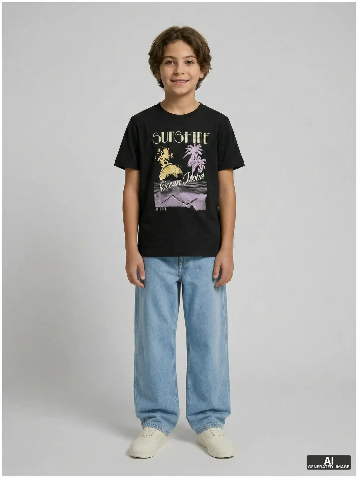 JJ Rebel lasten t-paita - BLACK - 3