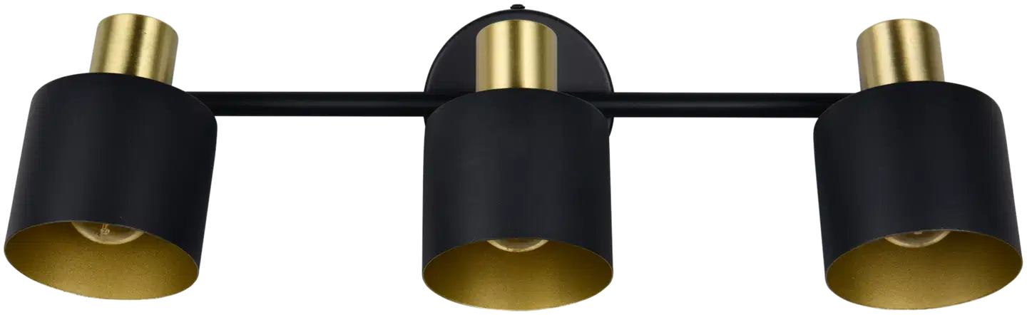 Trio spottivalaisin Eva 3-os musta/kulta E14 - 4