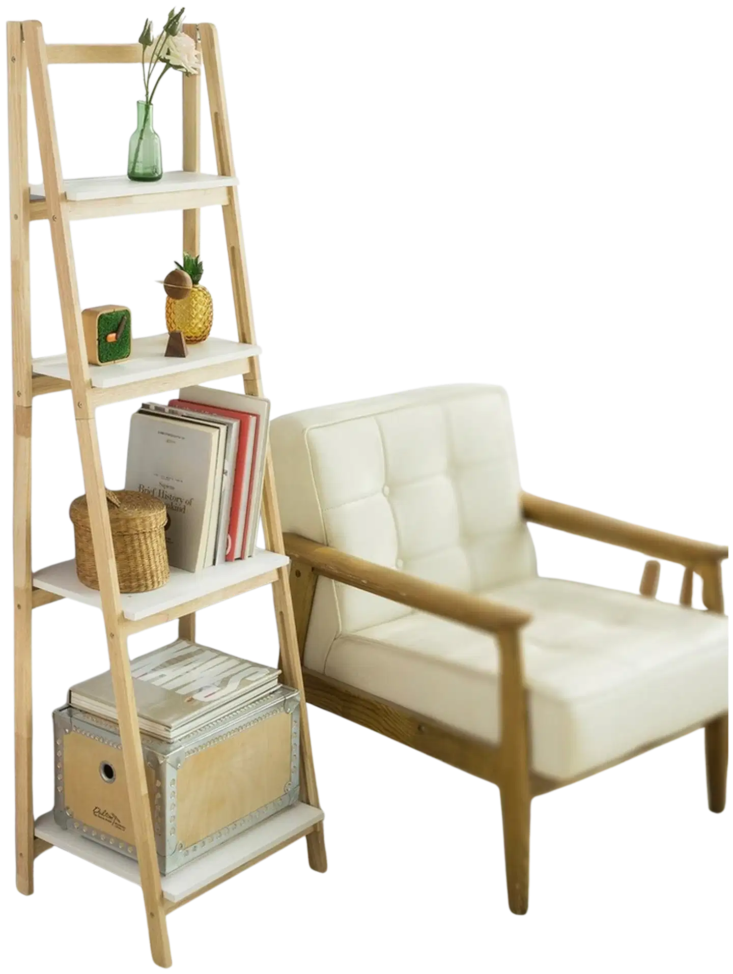 SoBuy hylly luonnollinen FRG162-N - 1
