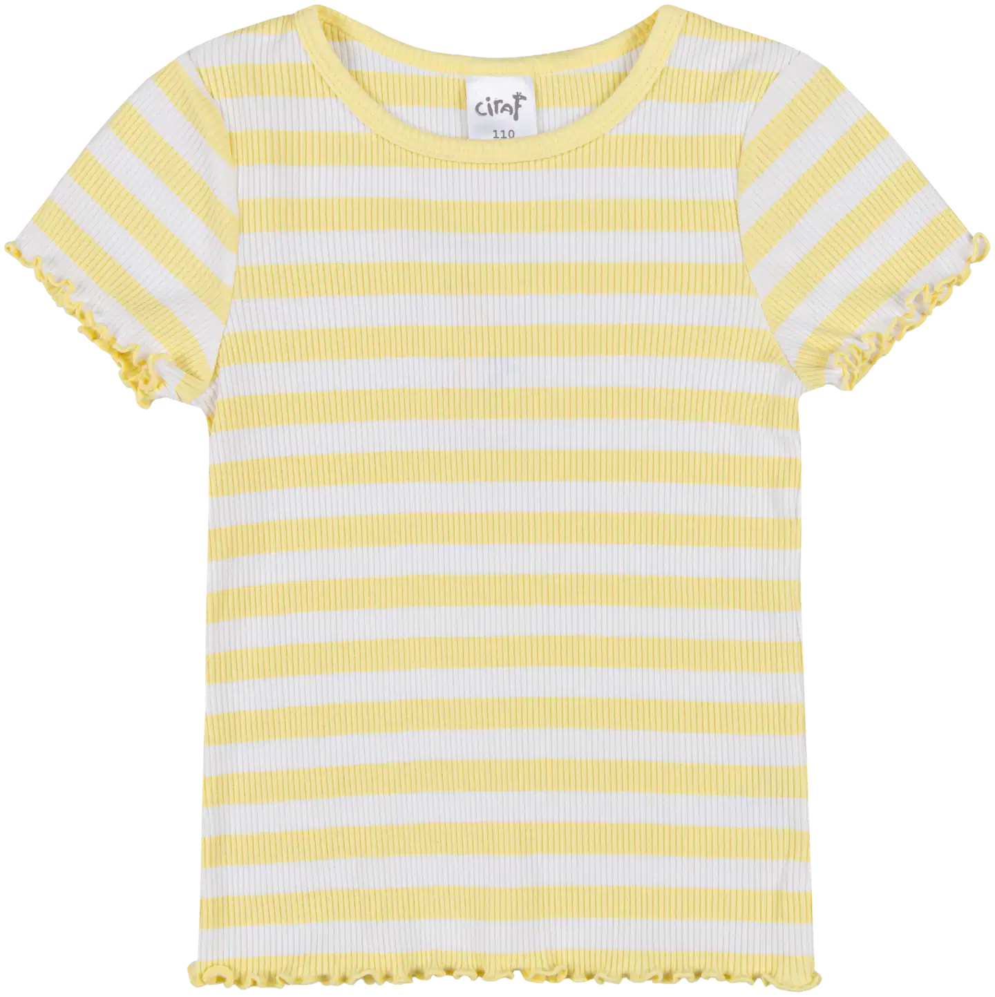 Ciraf lasten ribbi t-paita raidat 25tc261117 - yellow stripes - 1