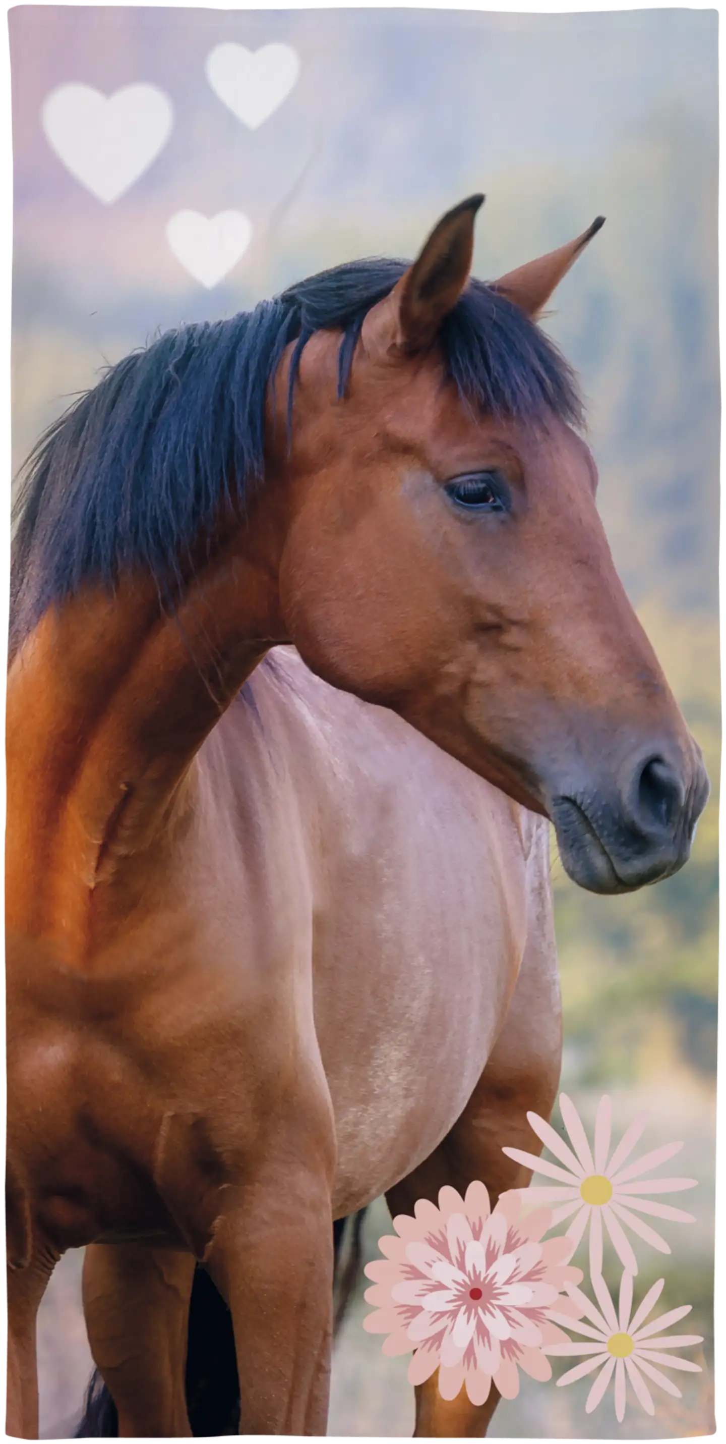 Ciraf lasten kylpypyyhe Hevonen 70x140 cm