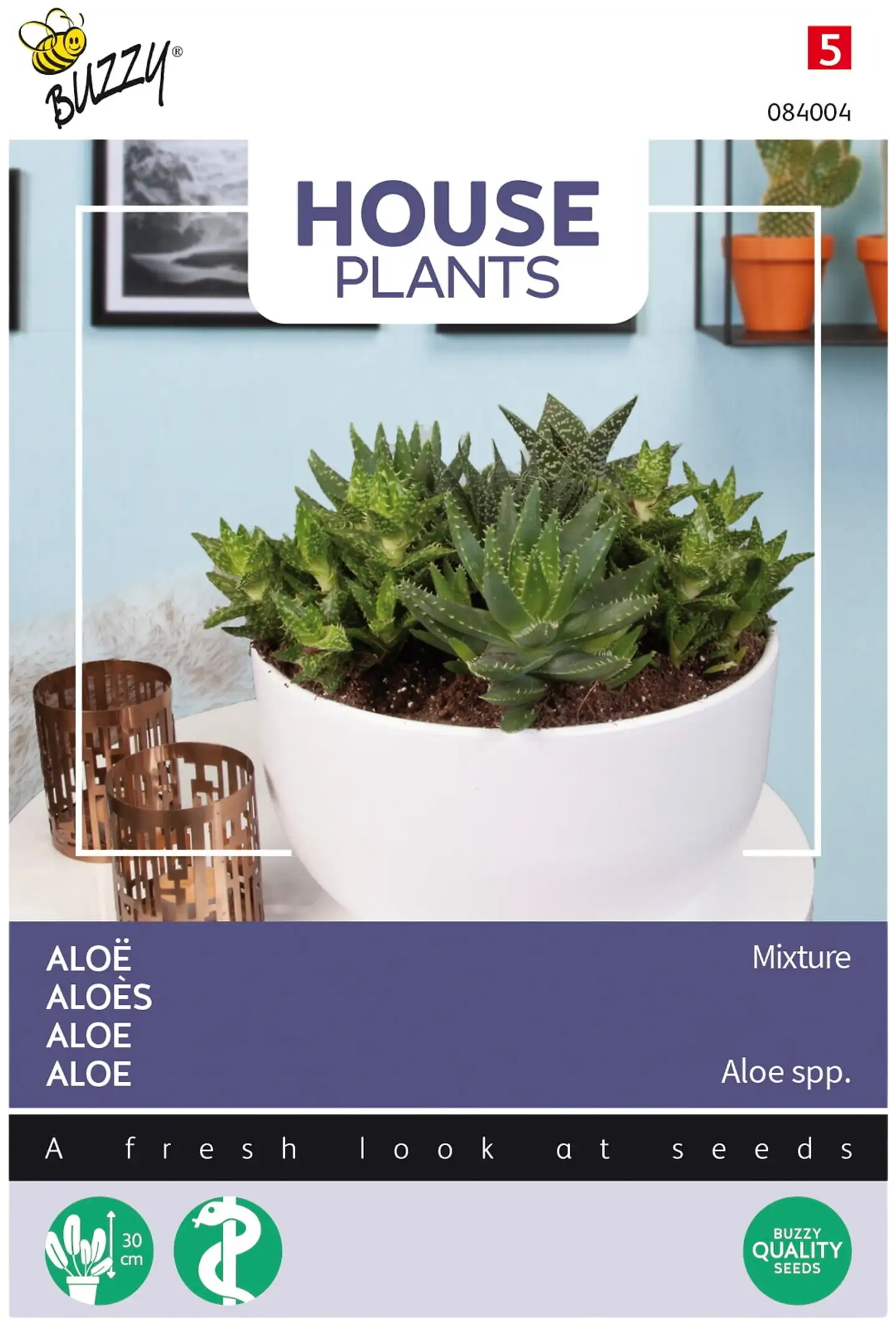 Buzzy® House Plants Aloe, aloesekoitus