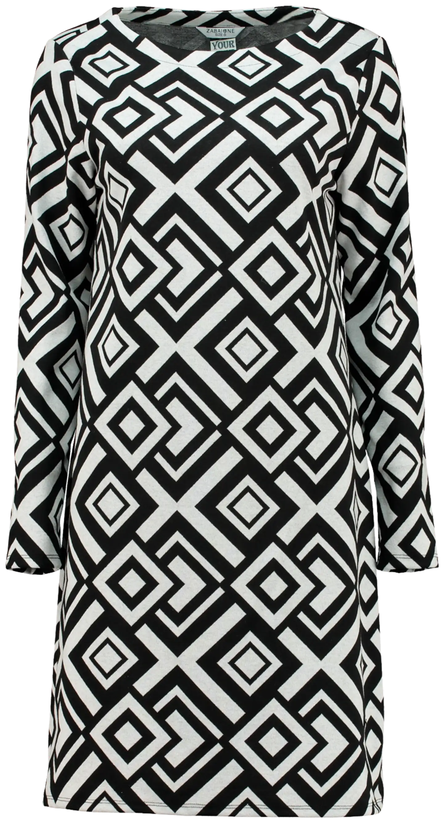 Zabaione naisten mekko Lu44ca - D2608 black - 1