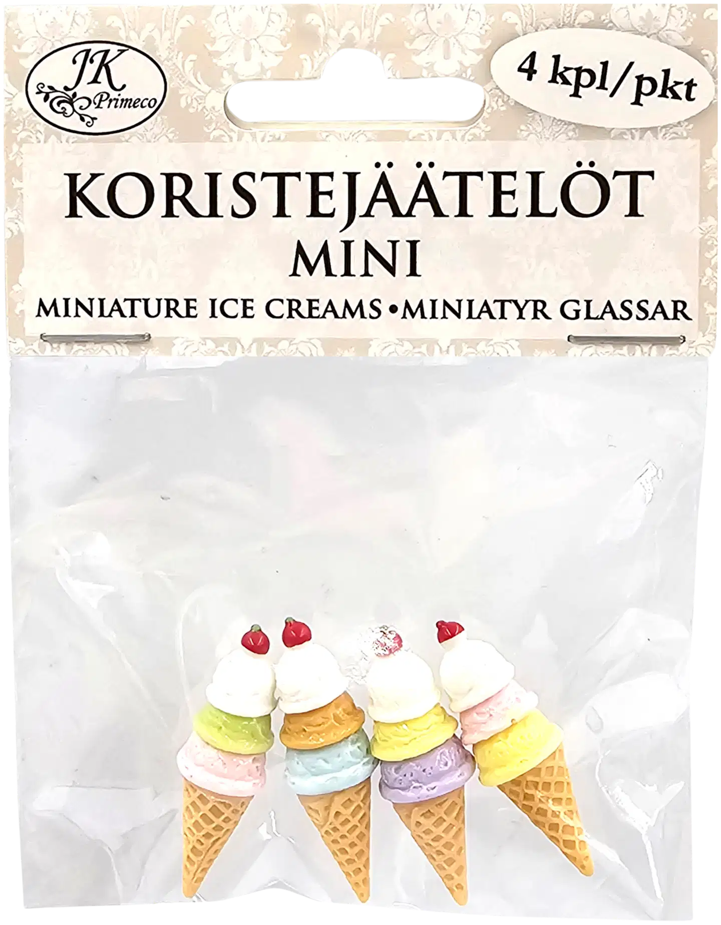 J.K. Primeco koristejäätelöt mini 4kpl - 1