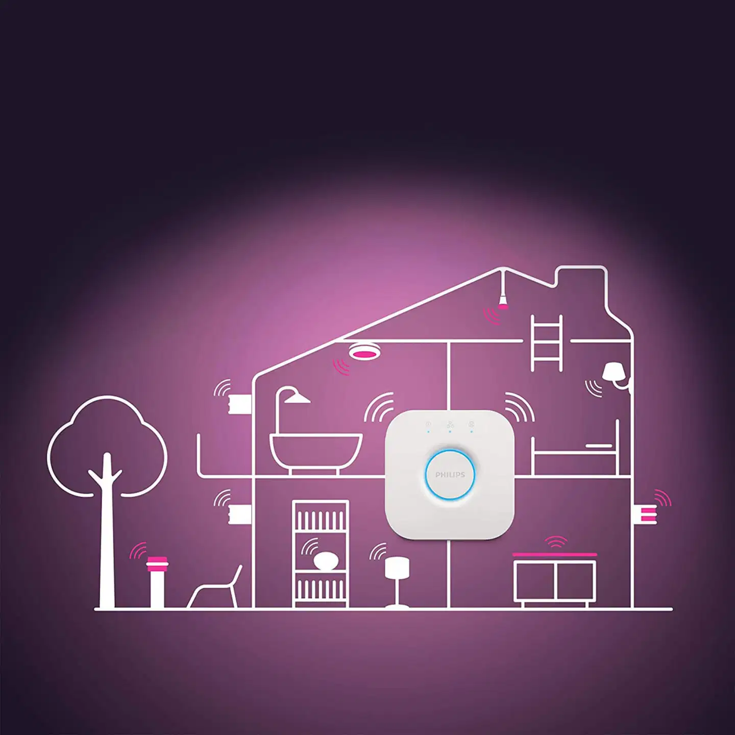 Philips Hue Gradient Signe -pöytävalaisin 12W 2000-6500K 1040LM tammi - 3