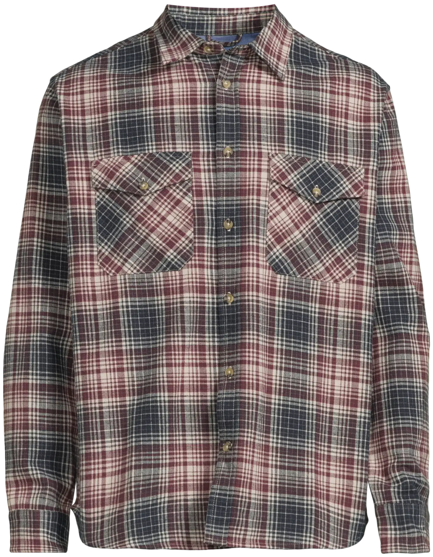 House miesten flanellipaita CYCLO® 194H382604 - Fig/NavyCheck - 2