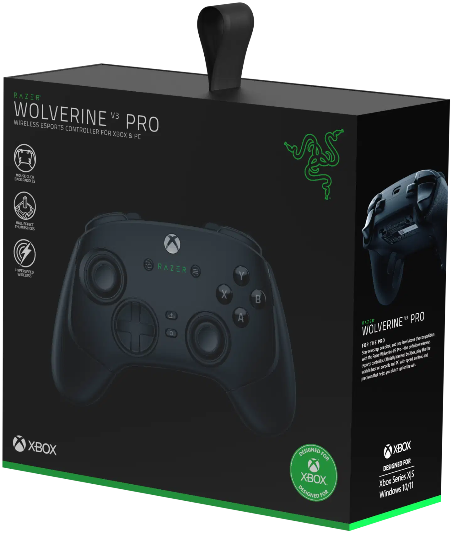 Razer Wolverine V3 Pro langaton PC/Xbox peliohjain musta - 8