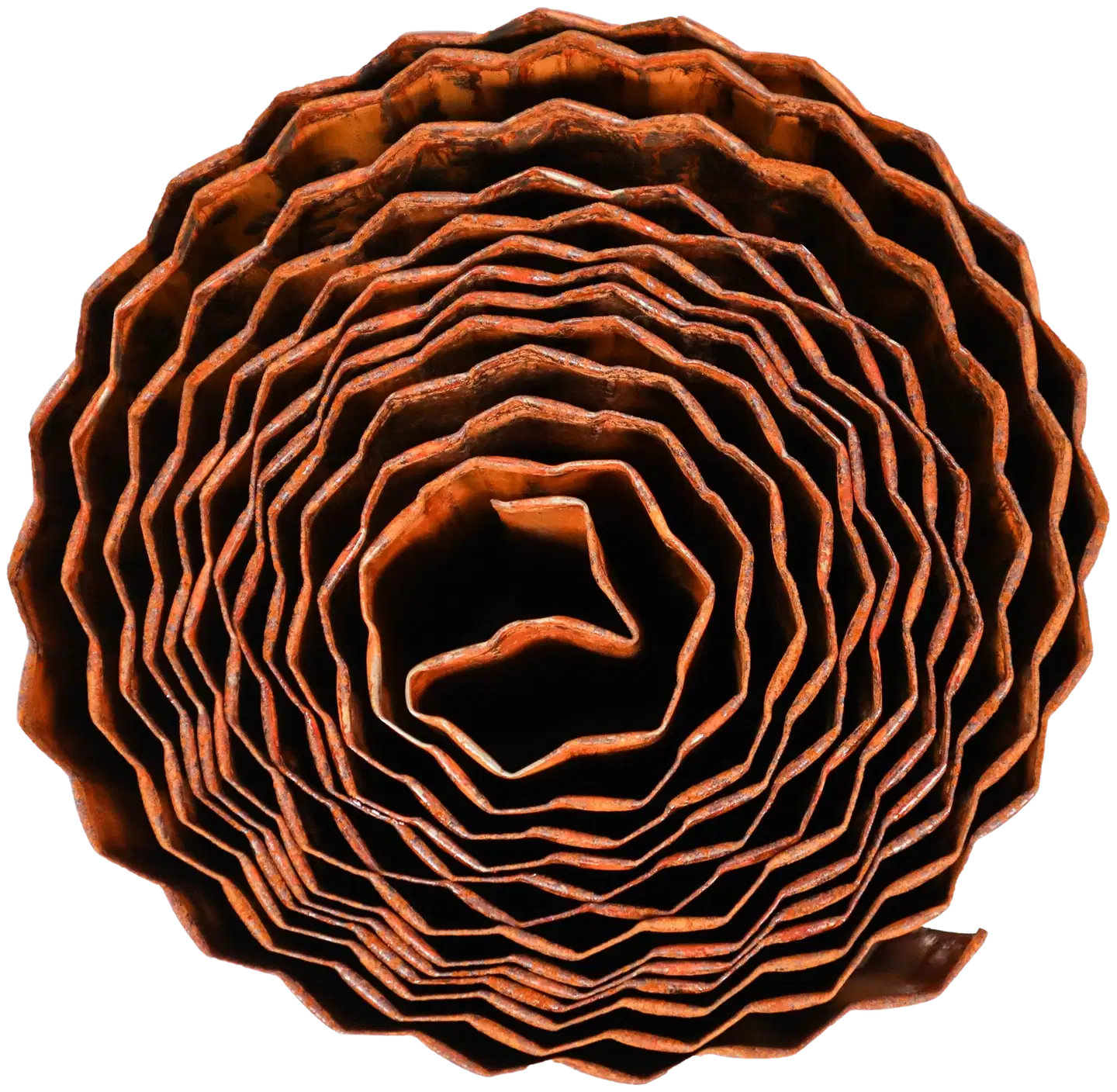 Nurmikon reunusnauha 16 cm x 5 m ruoste - 2