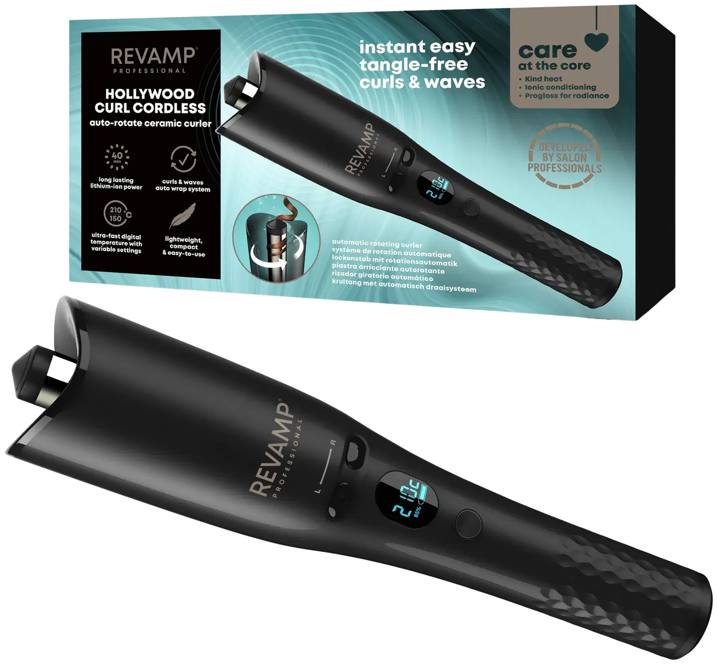 Revamp Hollywood Curl langaton automaattinen kiharrin (CL-2750-EU2) - 1