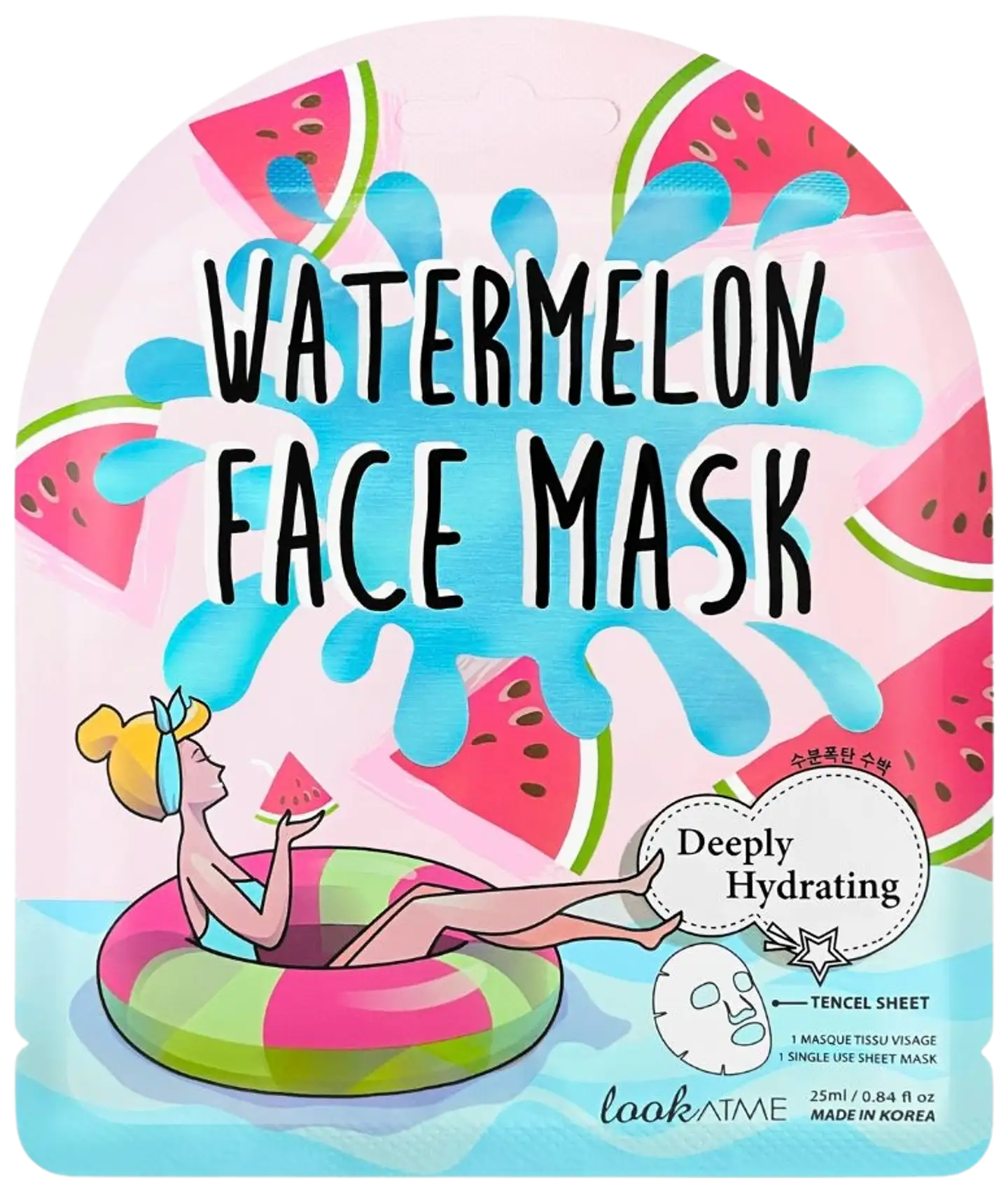 Look At Me Watermelon Tencel-kangasnaamio