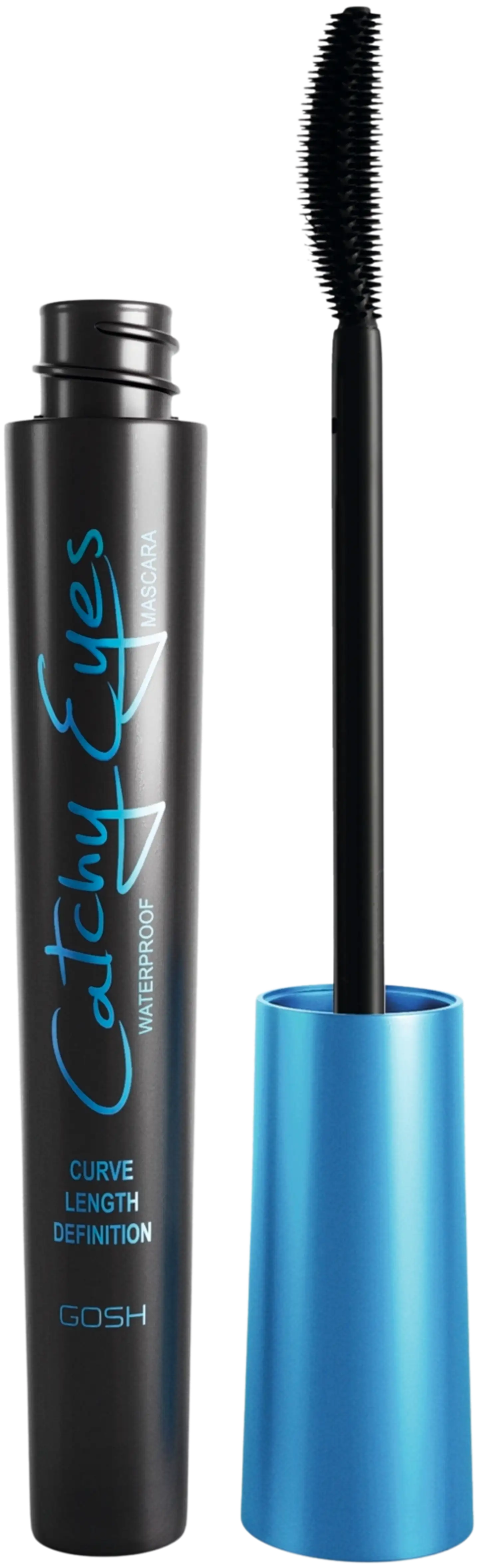 GOSH Catchy Eyes Waterproof ripsiväri 8 ml - BLACK - 2