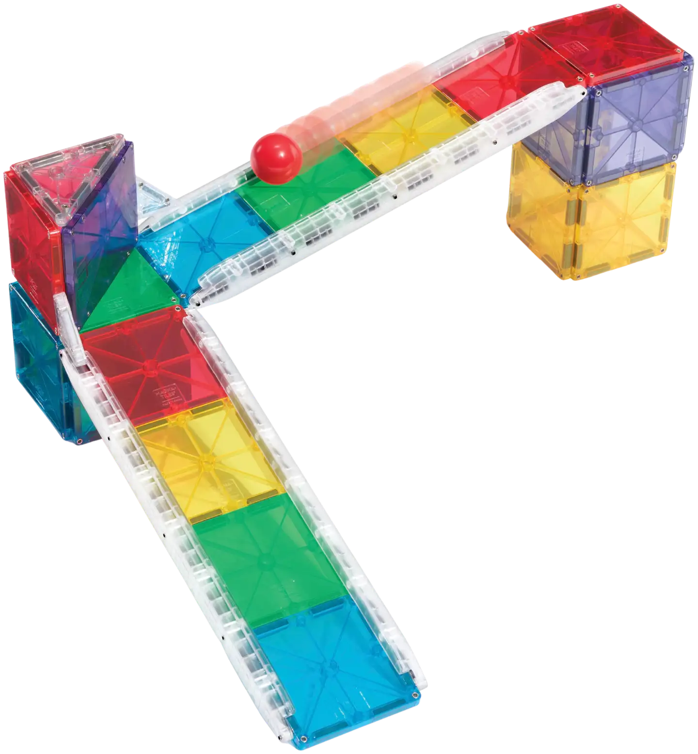 MAGNA-TILES® Rail Racer Small -kuularata 33 osaa magn. rak.sarja - 1