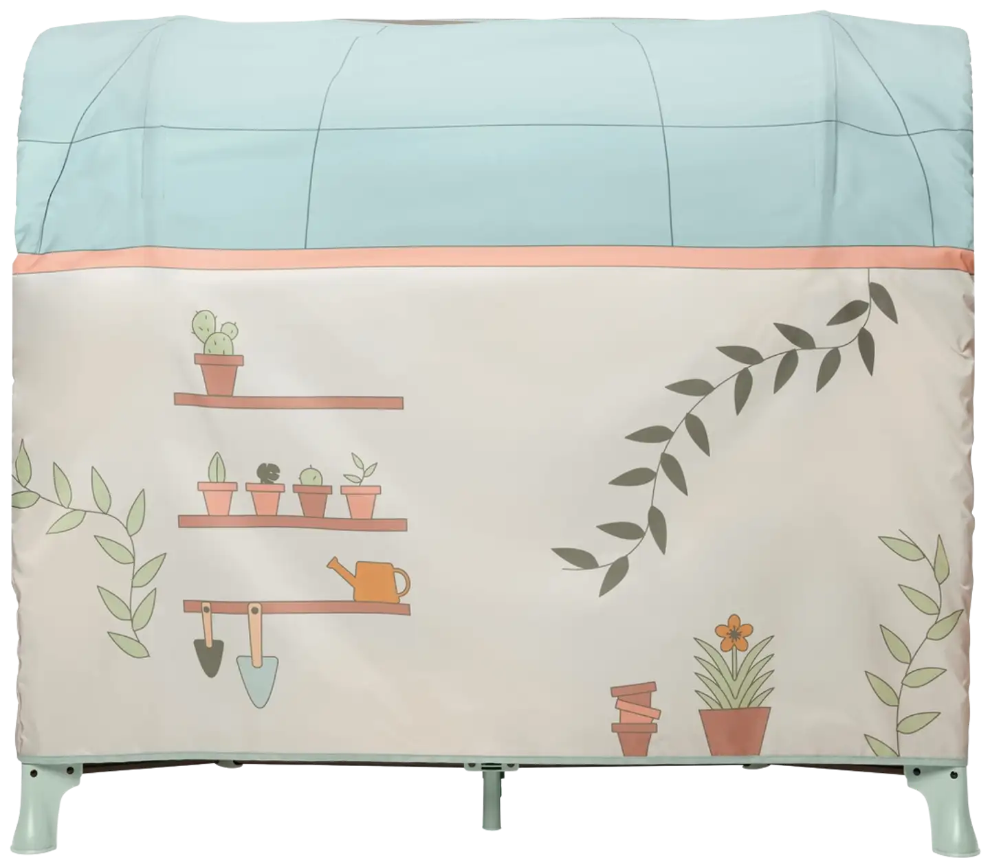 Hauck päällinen matkasänkyyn Travel Bed kasvit - 3