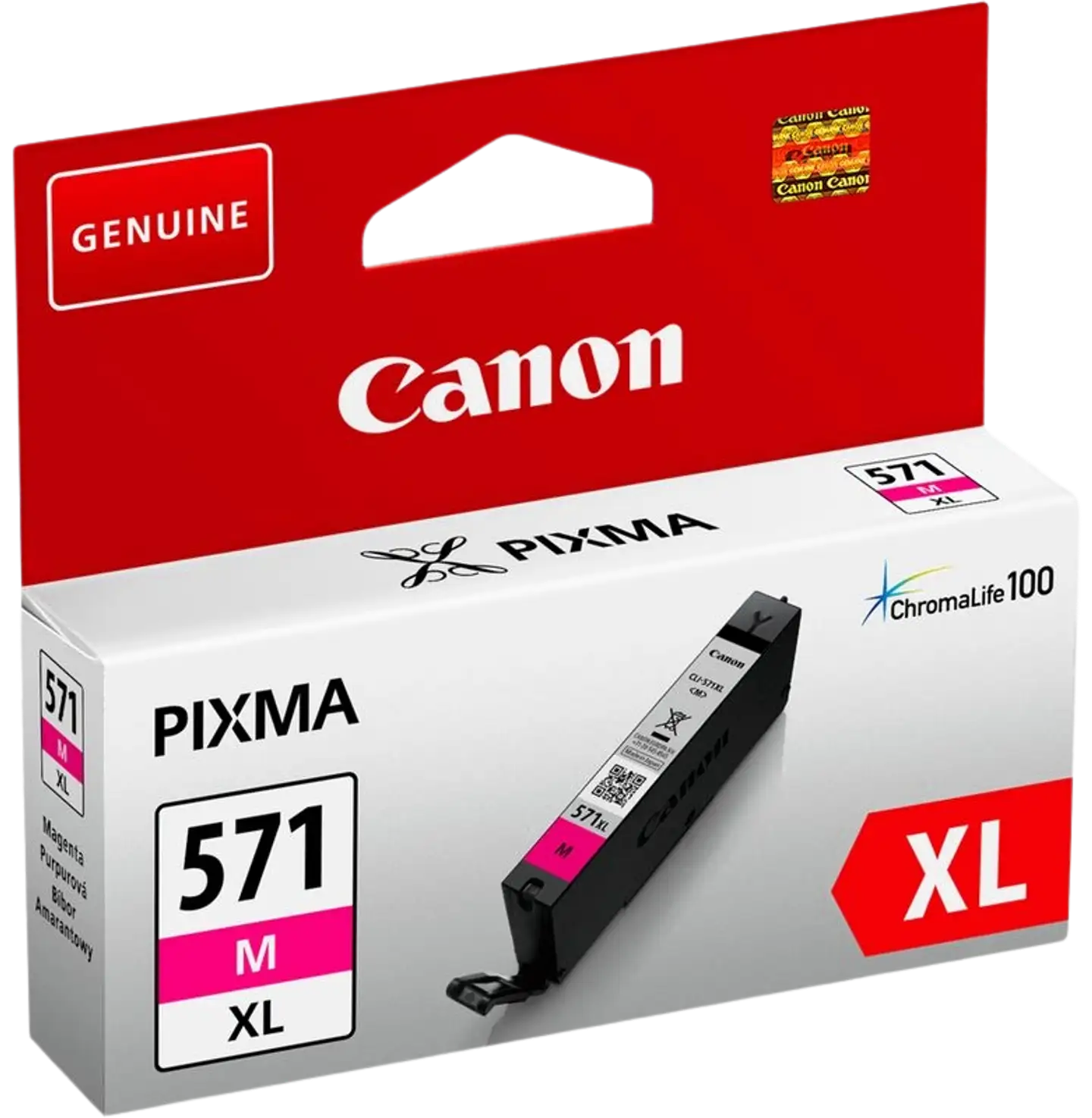 Canon Mustepatruuna CLI-571XL magenta