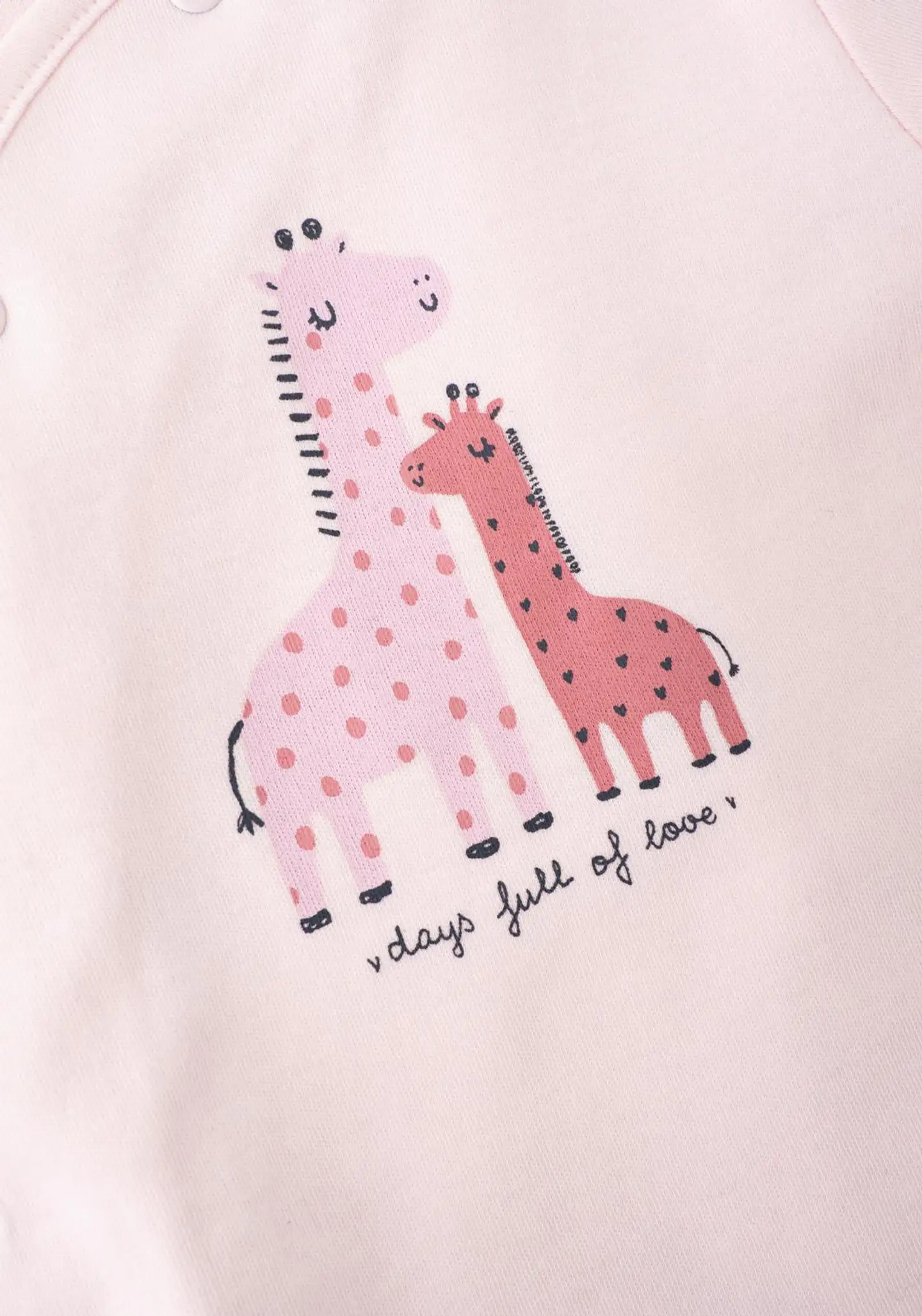 TEX BABY vauvojen potkupuku Kirahvi I990395 2-pack - pink light - 2