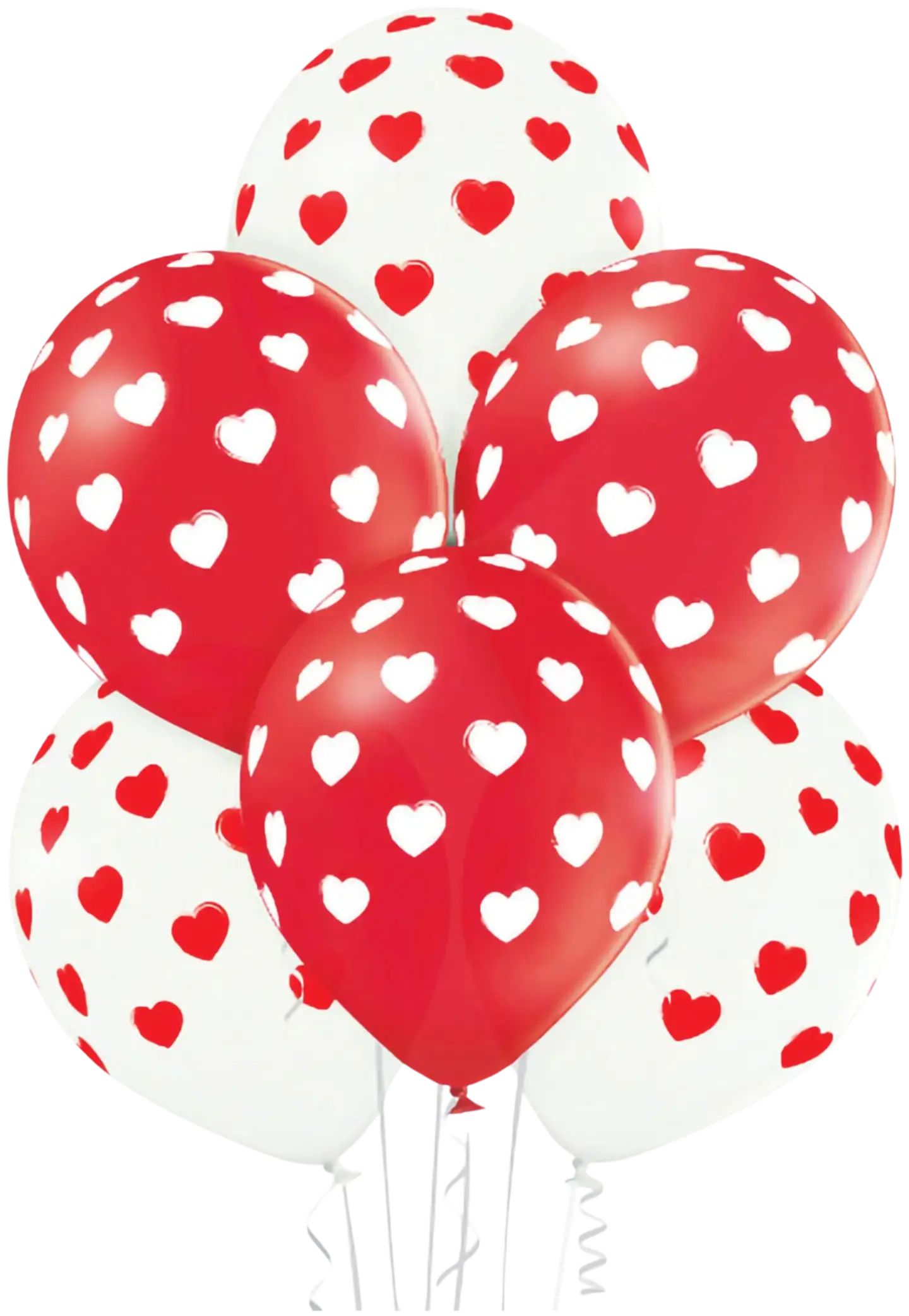 Ilmapallokeskus Sydän ilmapallot 30 cm 6 kpl/pss