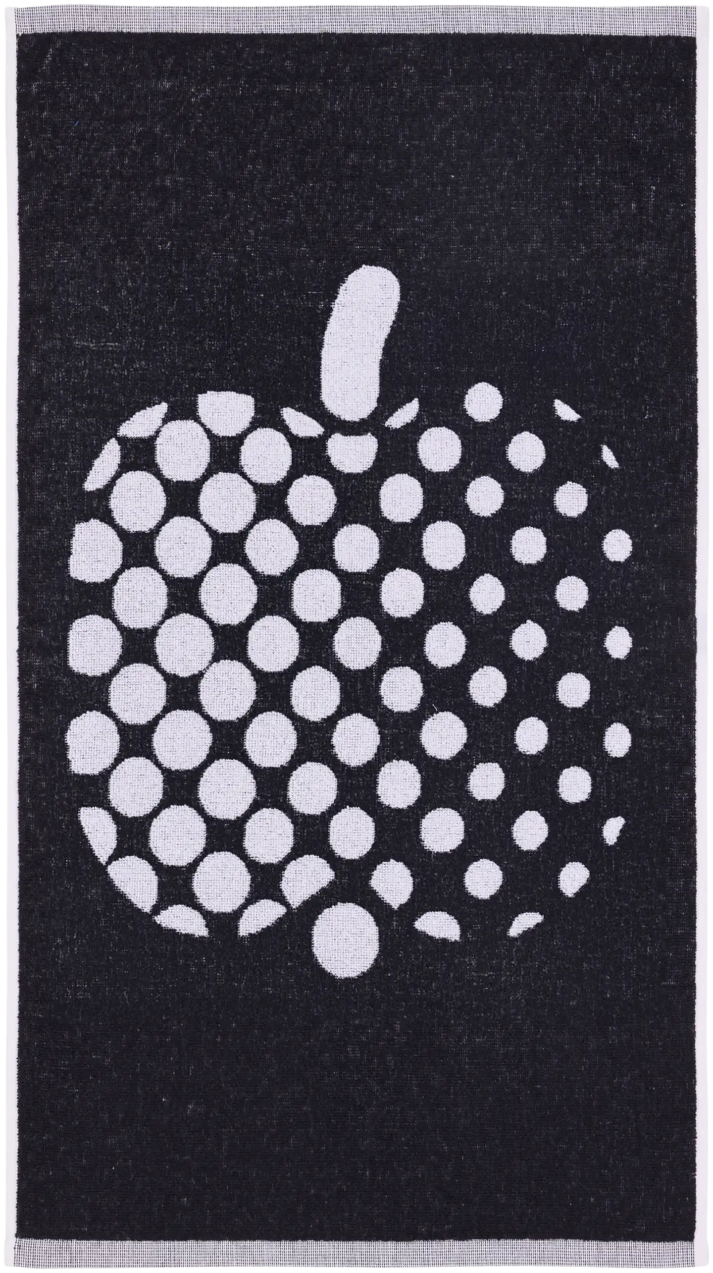 Finlayson käsipyyhe Optinen Omena 30x50 cm musta