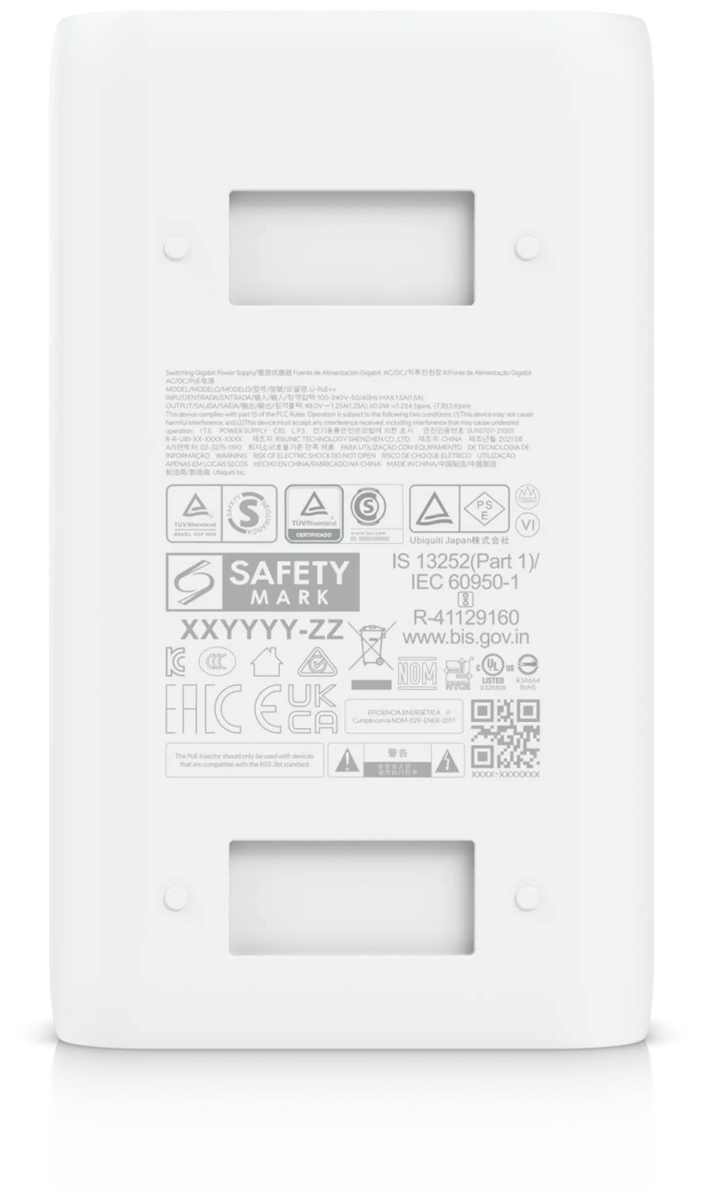 Ubiquiti 60W PoE++ -adapteri U-PoE++ - 7