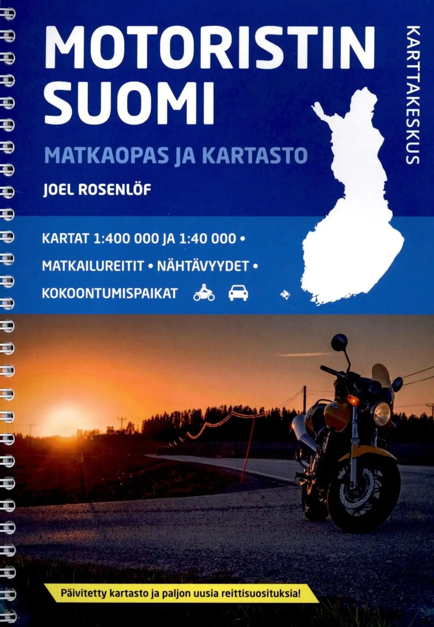 Rosenlöf, Motoristin Suomi 1:400 000 / 1:40 000 - Matkaopas ja kartasto