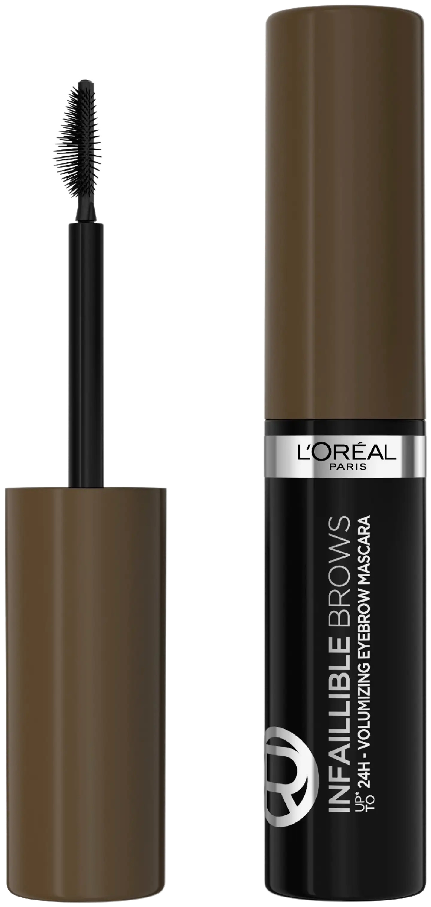 L'Oréal Paris Infaillible Brows 24H Volumizing Mascara 1.0 Ebony kulmamaskara 5ml - 1