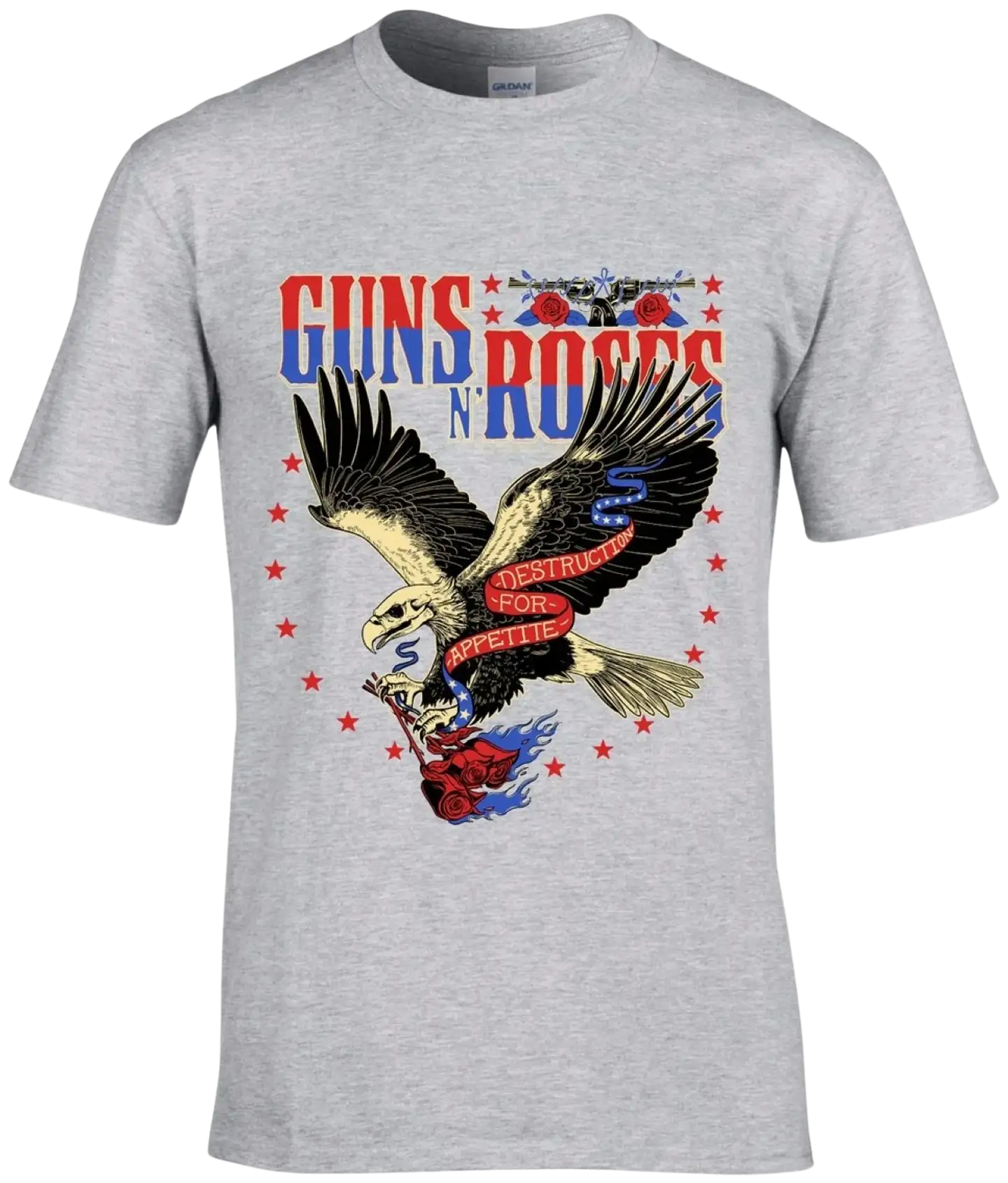 Miesten Guns'N Roses T-paita GNR25018 - HARMAA