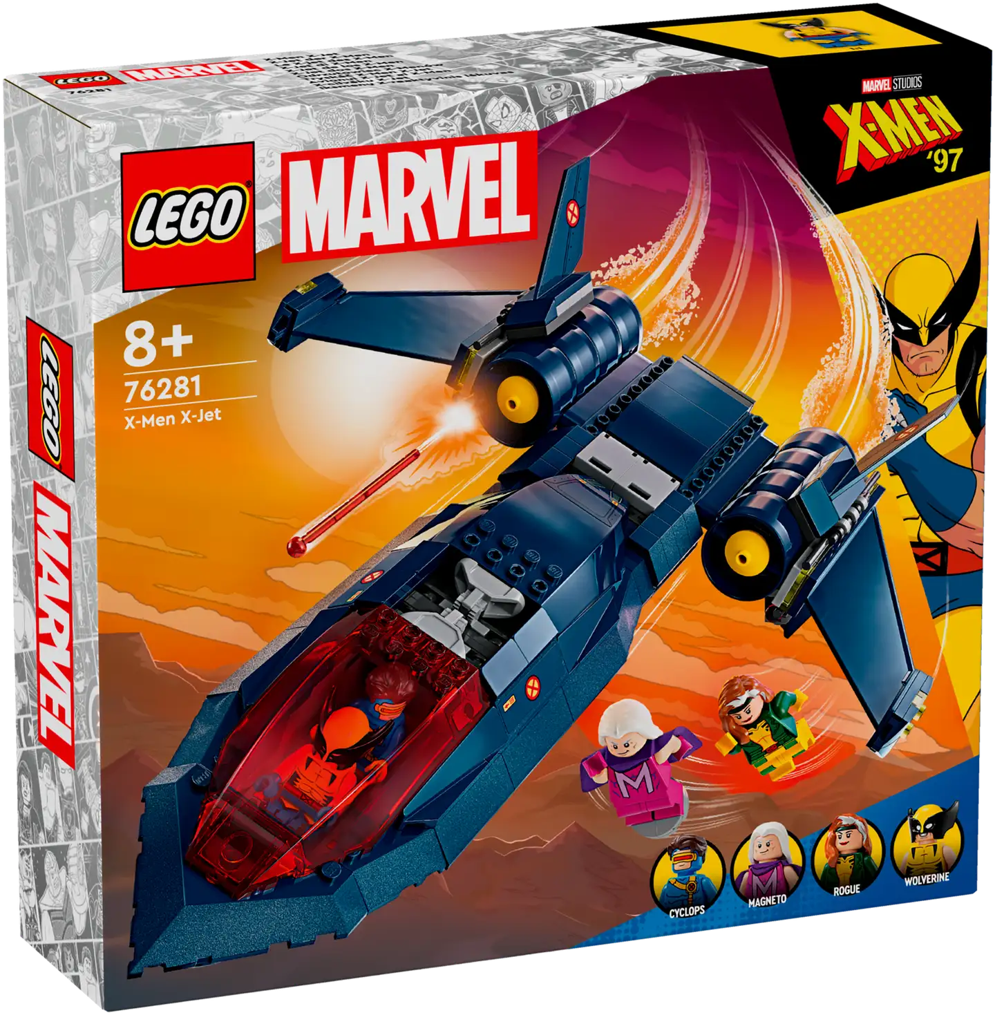 LEGO Super Heroes Marvel 76281 X-Men: X-Jet, rakennuslelu - 2