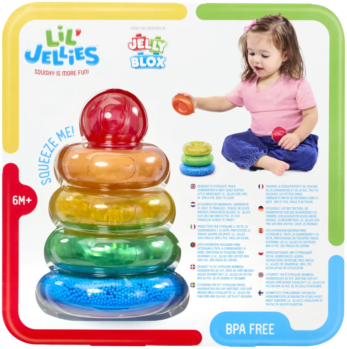 Jelly Blox Lil' Jellies Jelly Stacker -vauvalelu - 9