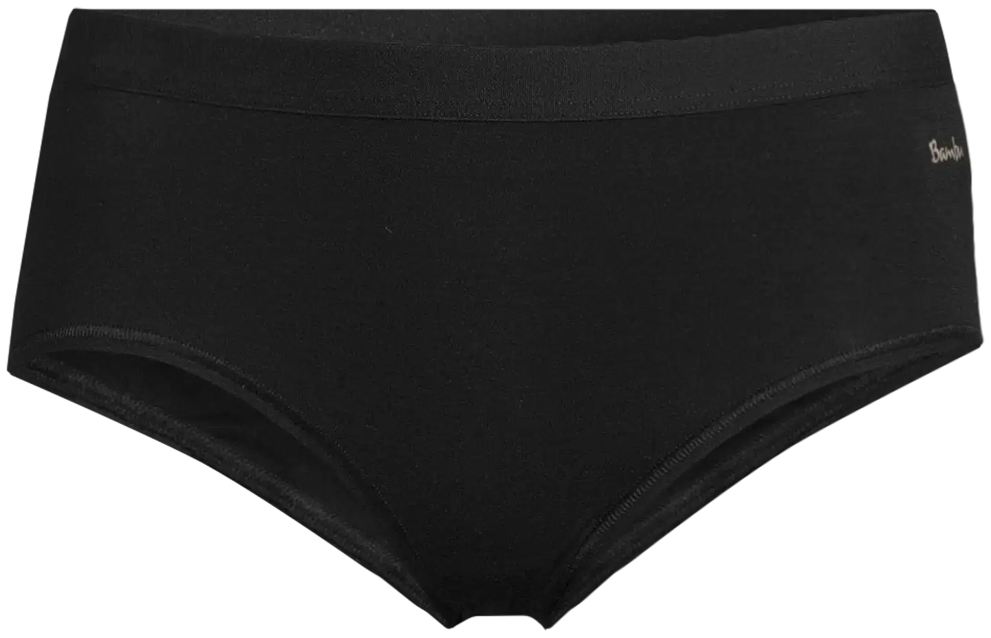 Actuelle naisten alushousut midi bambu AC-NOS-249 - Black - 2
